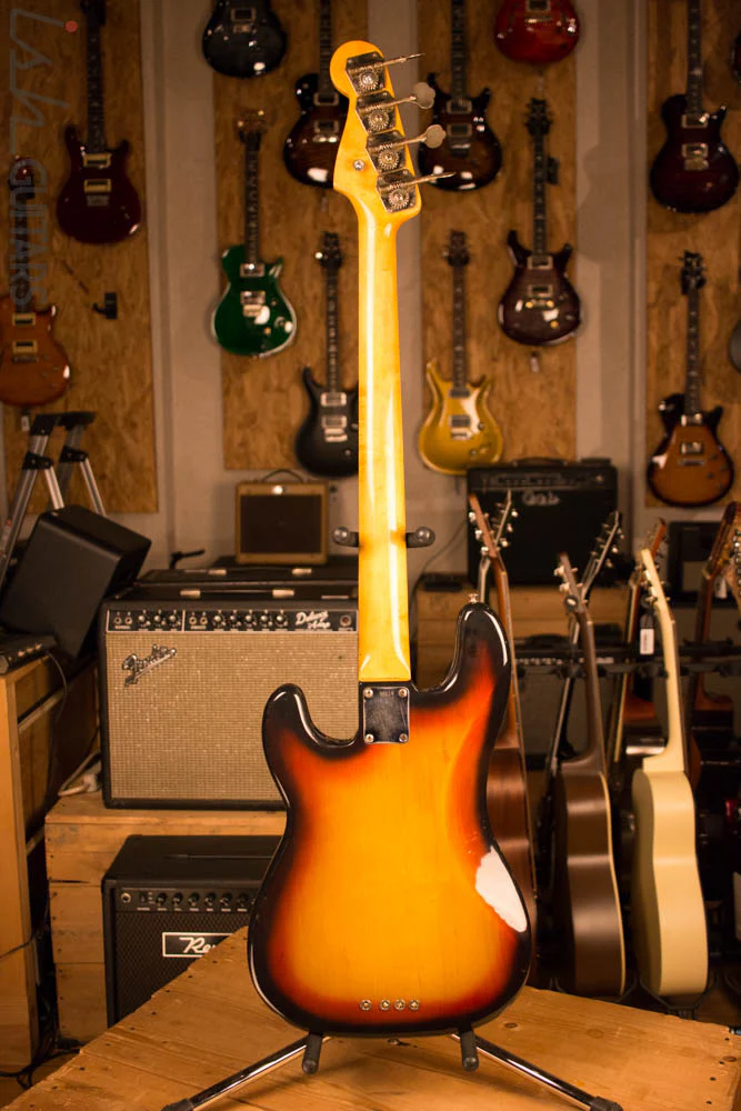 1960 Fender Precision Bass P Bass Refin 1962 Neck Vintage - Image 8