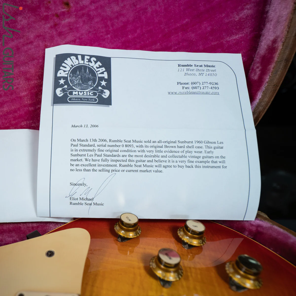 1960 Gibson Les Paul Standard "Burst" Original Sunburst - Image 54