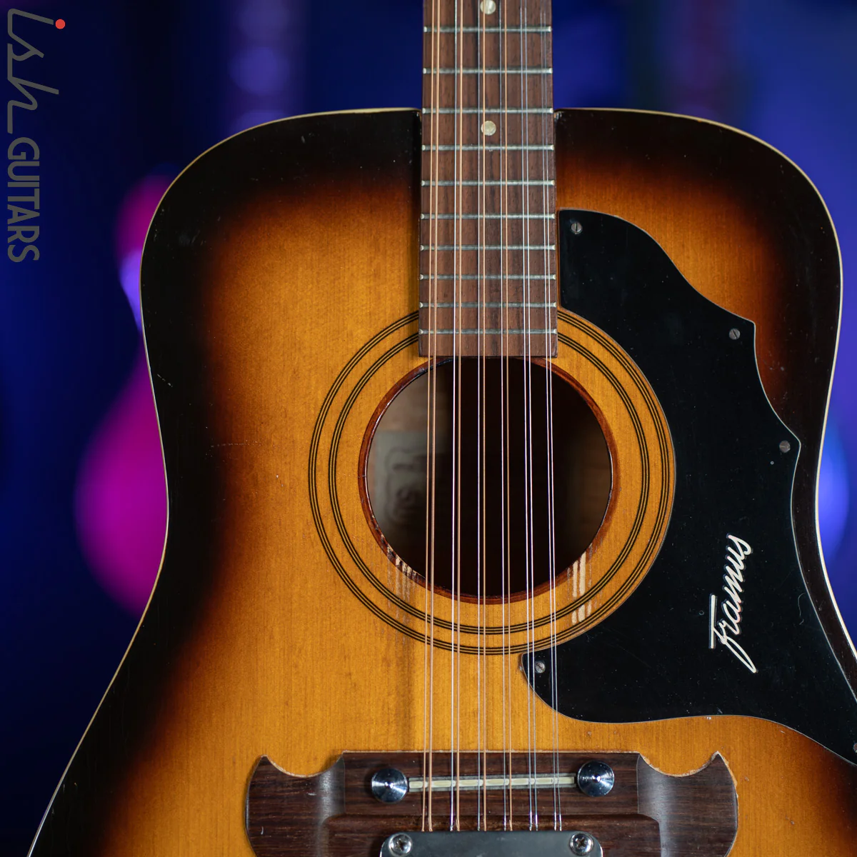 1960's Framus Texan 12-String Acoustic Guitar - Image 3