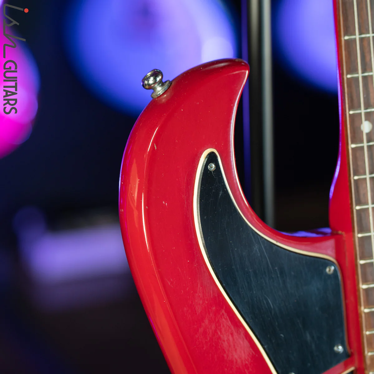 1960s Teisco Domino Red Electric Guitar MIJ - Image 8