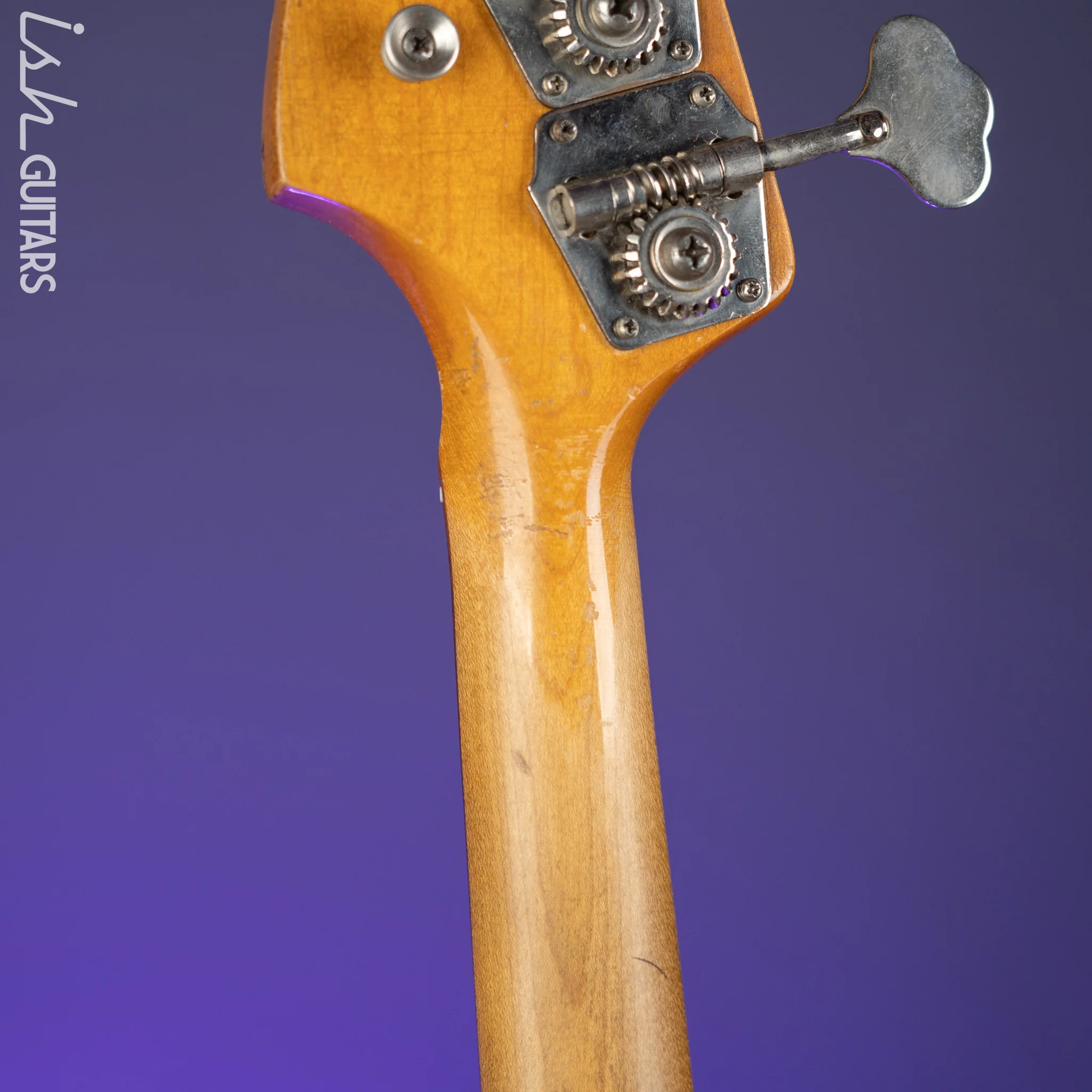 1961 Fender Jazz Bass Refin Stacked Knobs Olympic White - Image 17