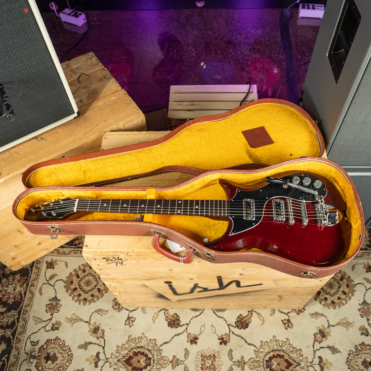 1964 Gretsch Corvette 6135 Cherry Dual Pickups - Image 19