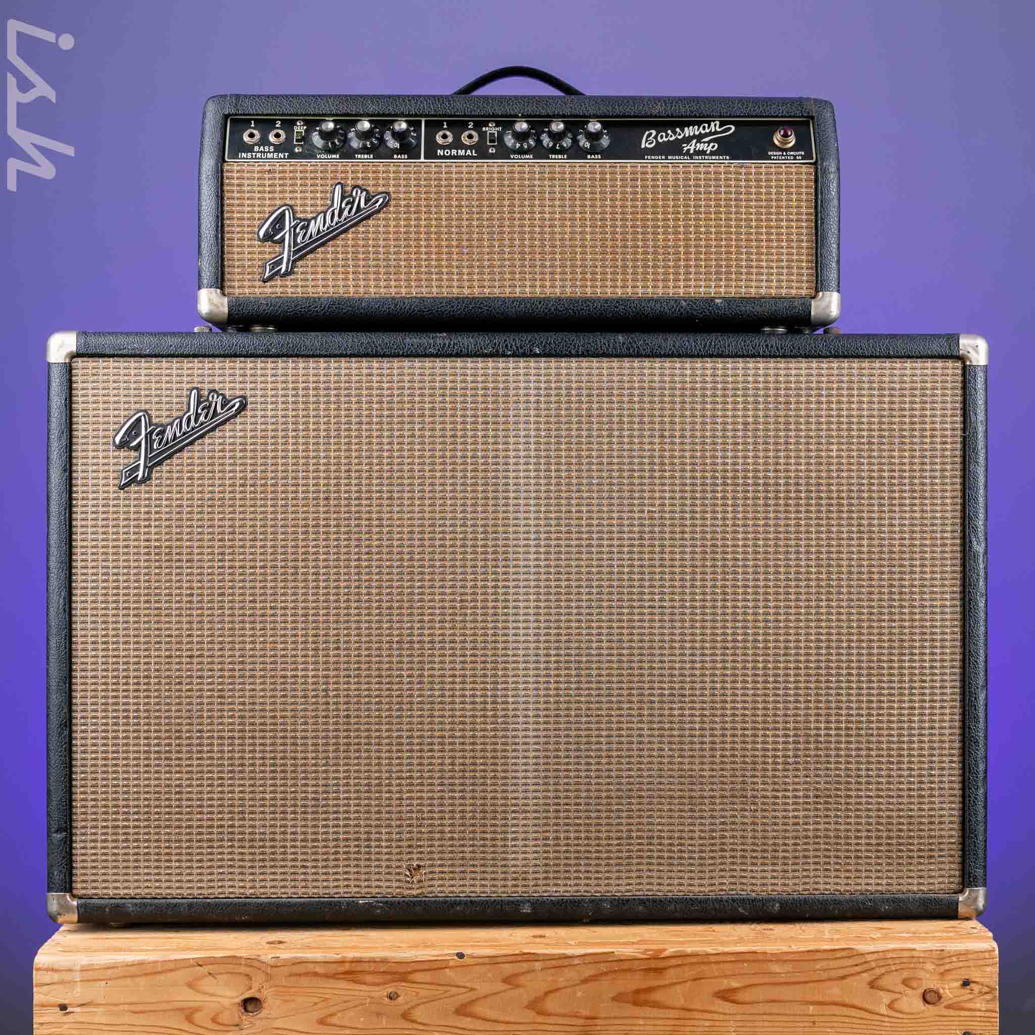 1965 Fender Bassman Head and Cabinet
