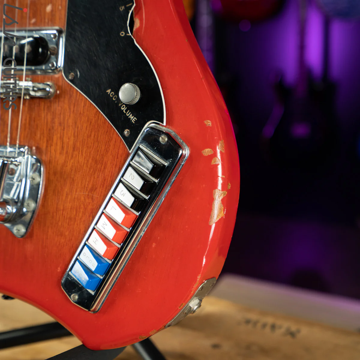 1965 Hagstrom Corvette Red Sunburst - Image 18