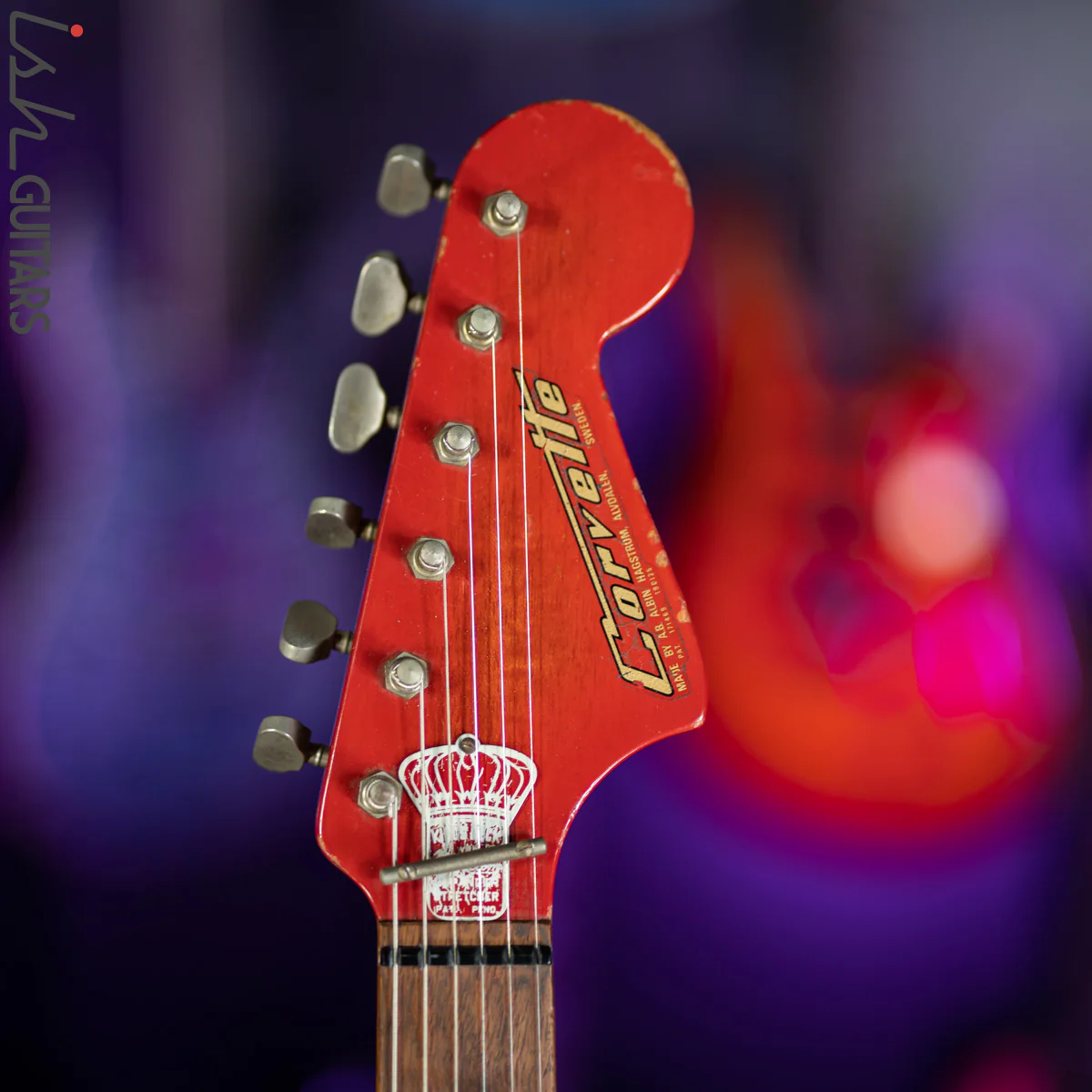 1965 Hagstrom Corvette Red Sunburst - Image 6