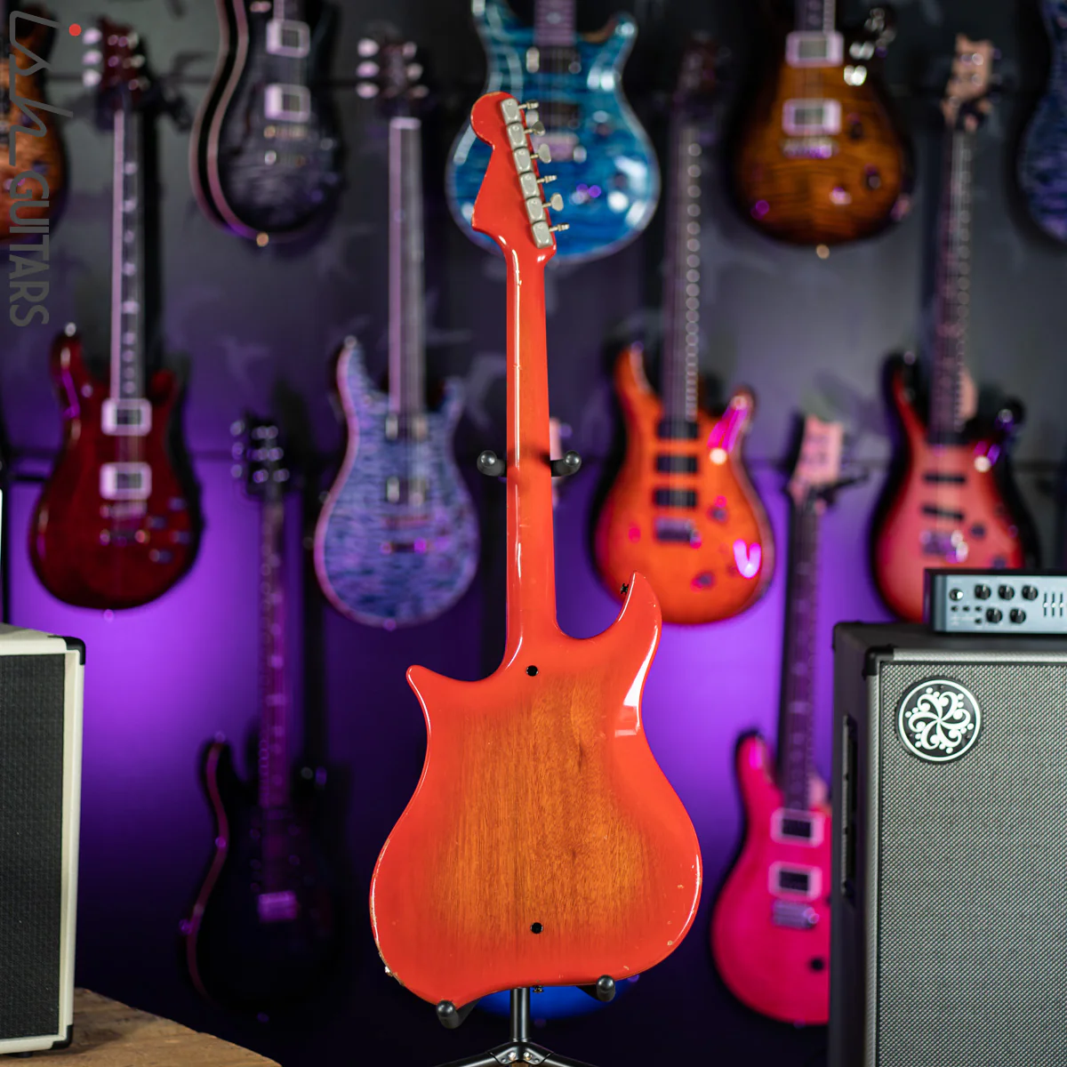 1965 Hagstrom Corvette Red Sunburst - Image 7