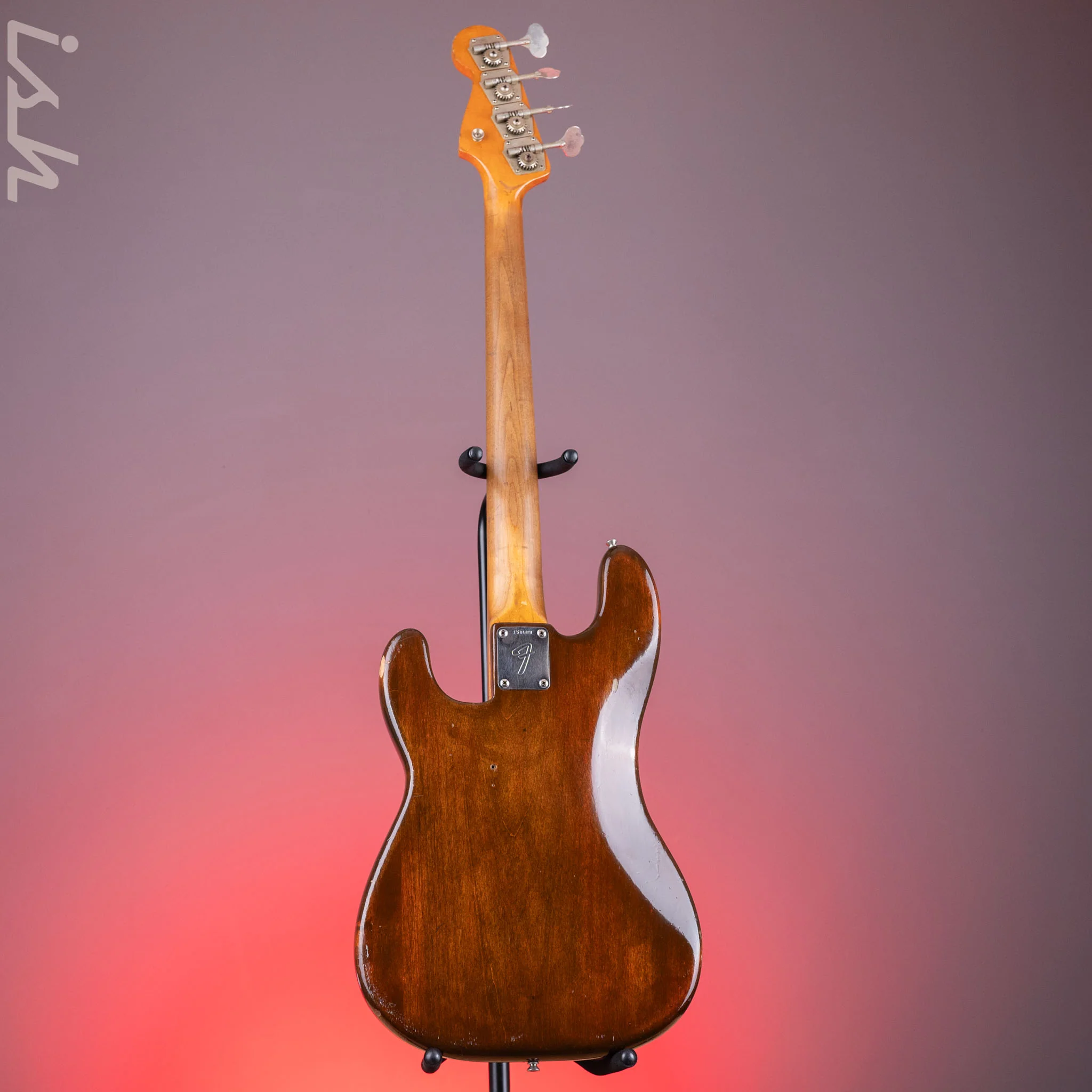 1966 Fender Precision Bass Mocha Brown - Image 13
