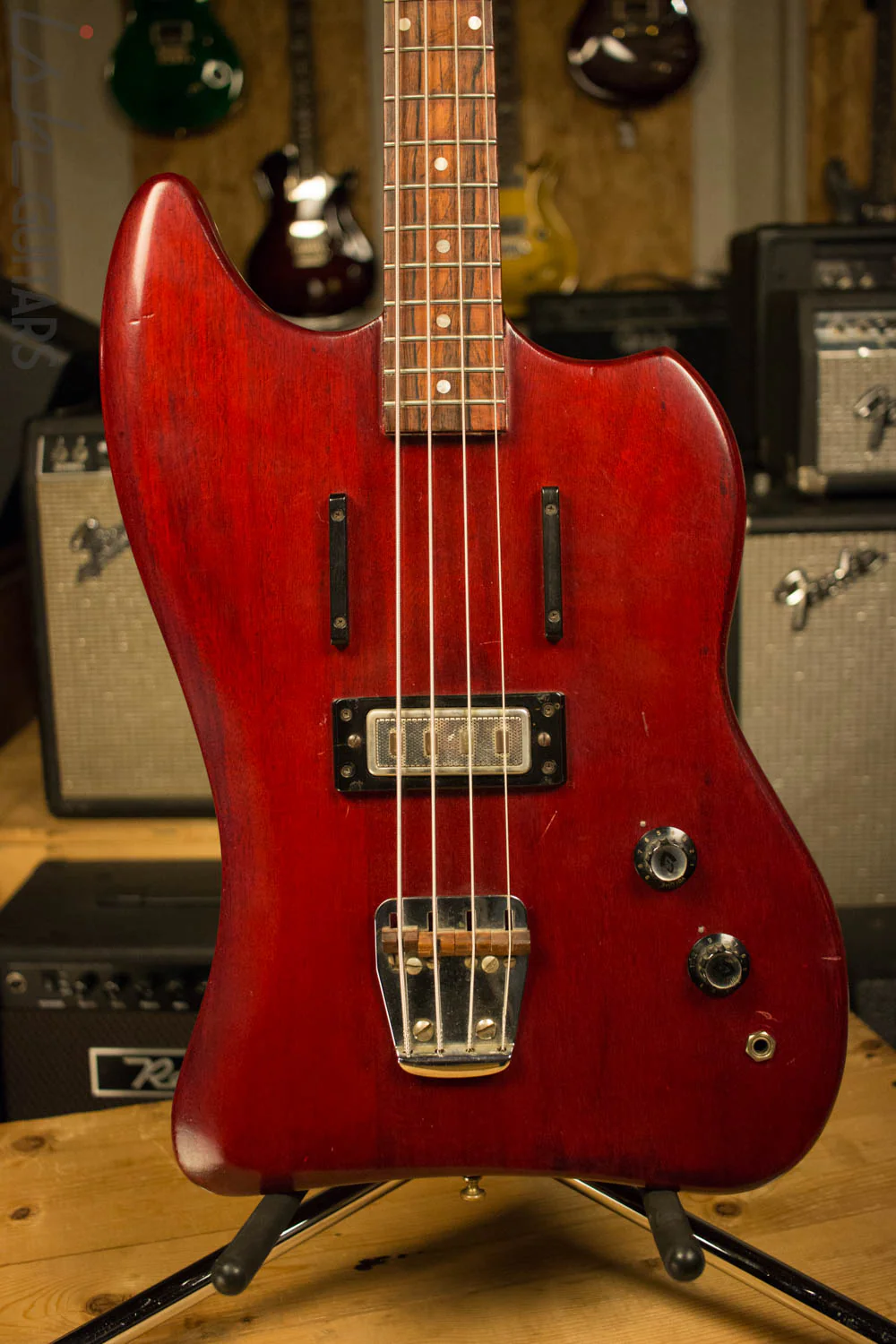 1966 Guild Jet Star Bass Cherry