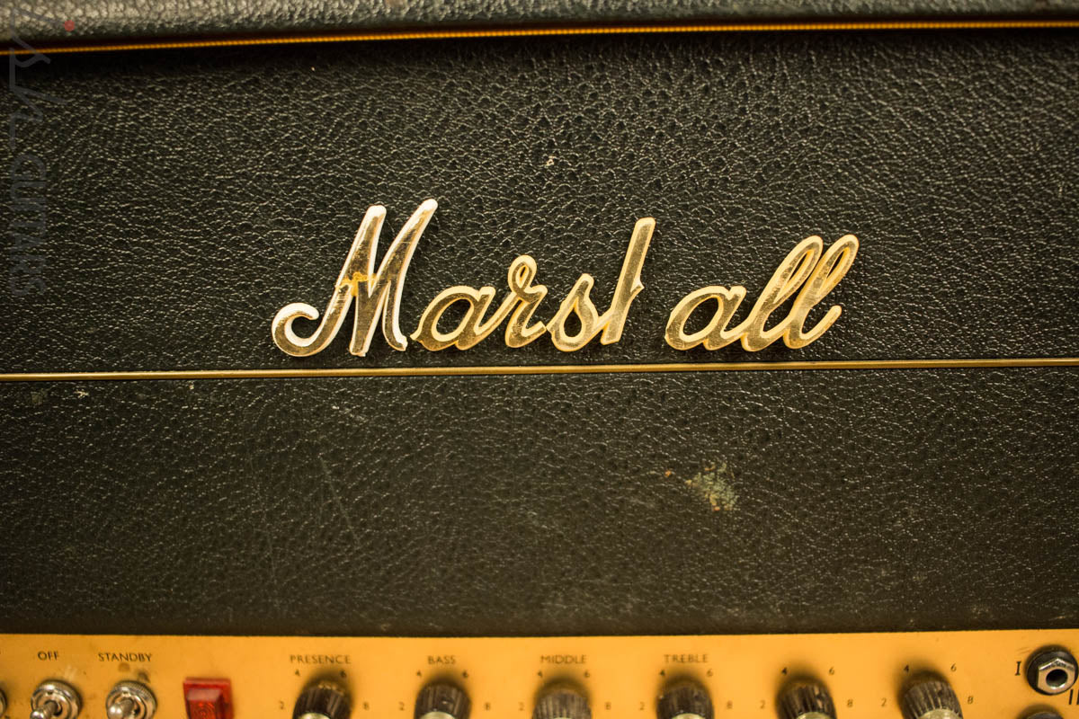1968 Marshall Plexi Amplifier Head & 68/69 Marshall Slant 4x12 Cabinet w/ Magus Ultimate Attenuator - Image 4