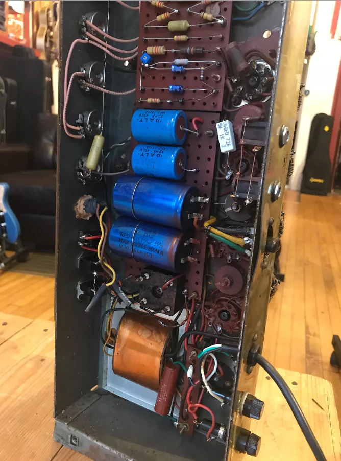 1968 Marshall Plexi Amplifier Head & 68/69 Marshall Slant 4x12 Cabinet w/ Magus Ultimate Attenuator - Image 8