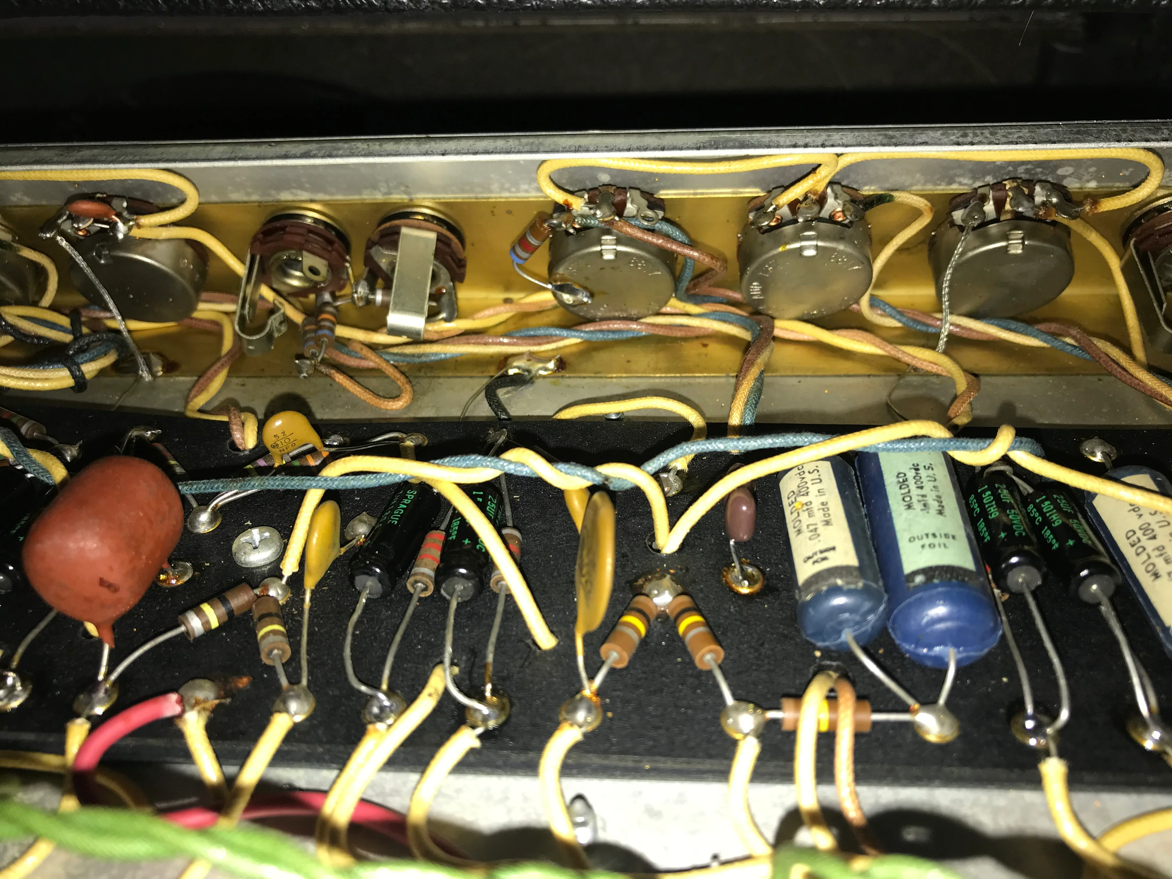 1968 Fender Deluxe Reverb "Drip Edge" w/ Footswitch - Image 19