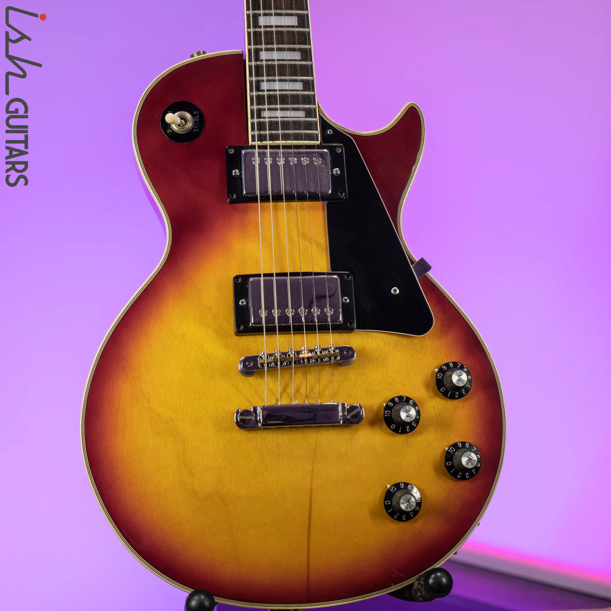 1970s Lark Japanese Les Paul Copy Cherry Sunburst