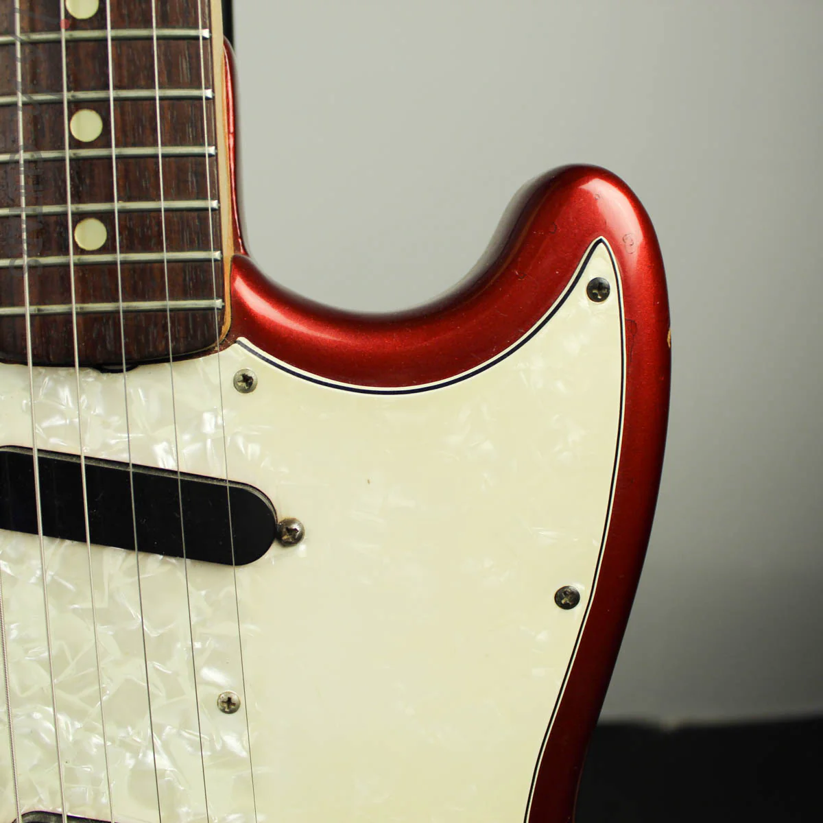 1973 1974 Fender Mustang Red with Competition Racing Stripes (DEMO VIDEO) - Image 5