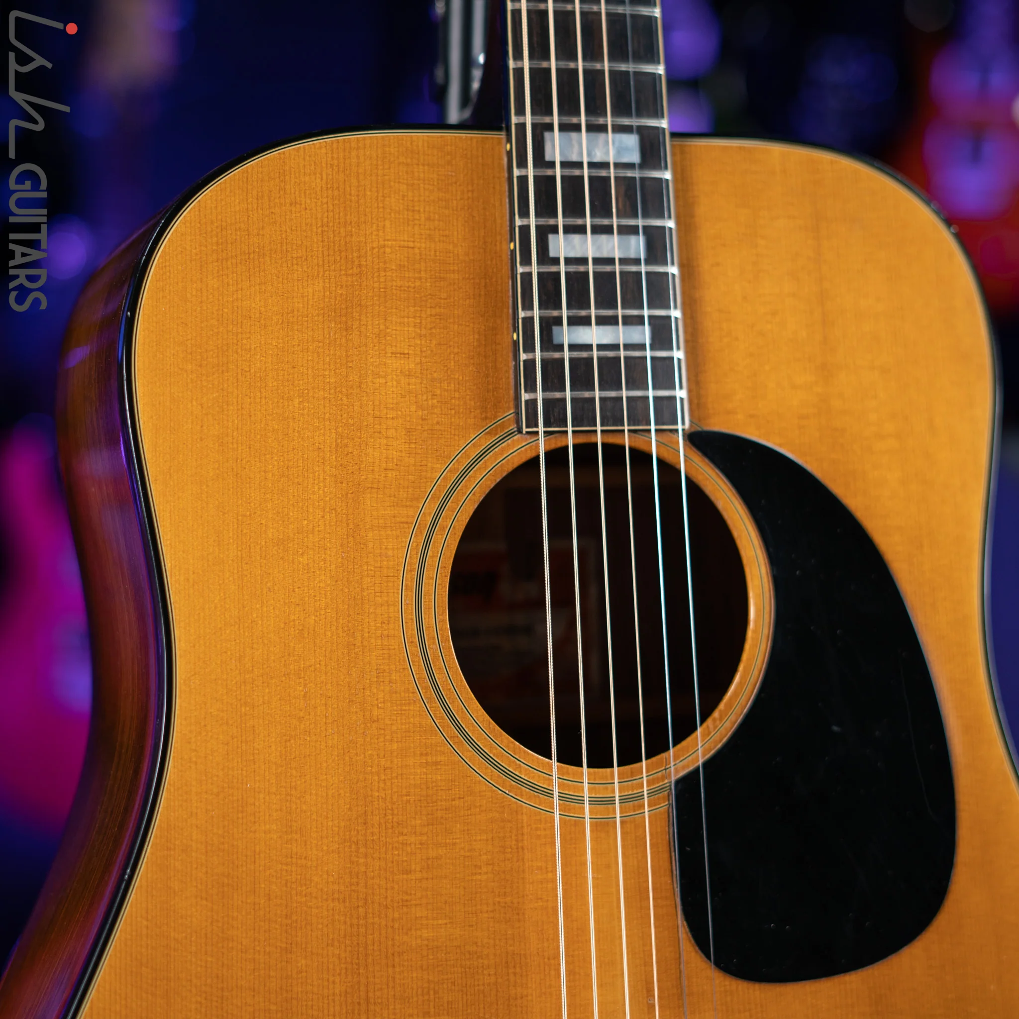 1974 Gibson Heritage Custom Acoustic Guitar Natural - Image 4