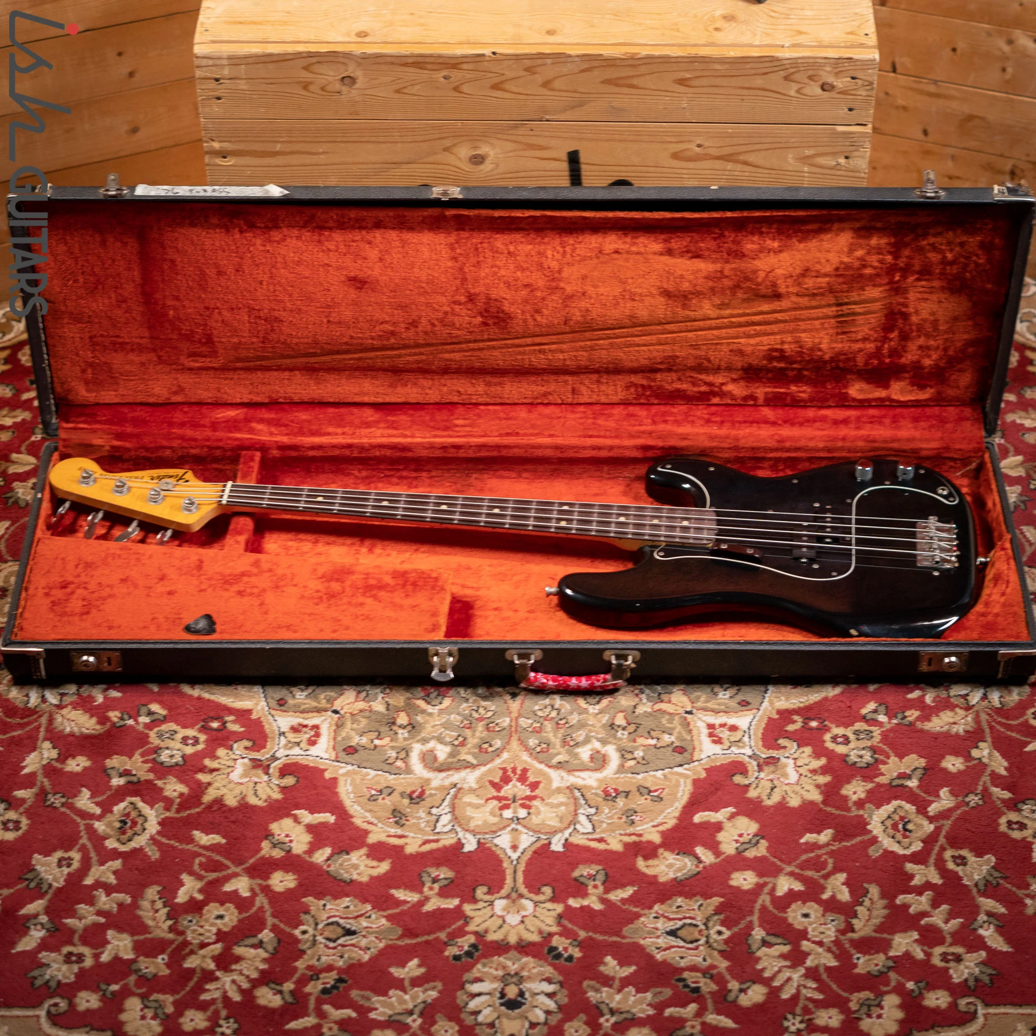 1976 Fender Precision Bass Black - Image 23