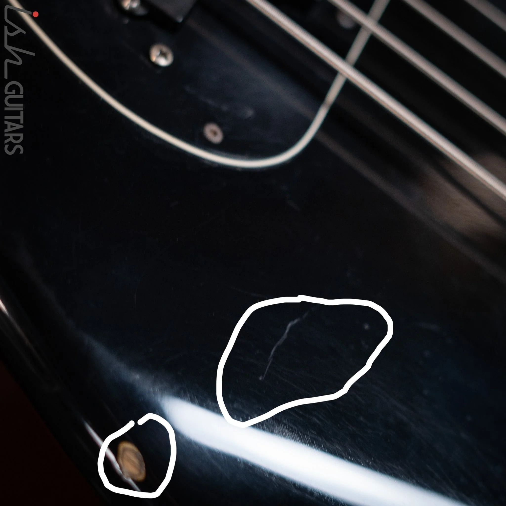 1976 Fender Precision Bass Black - Image 9