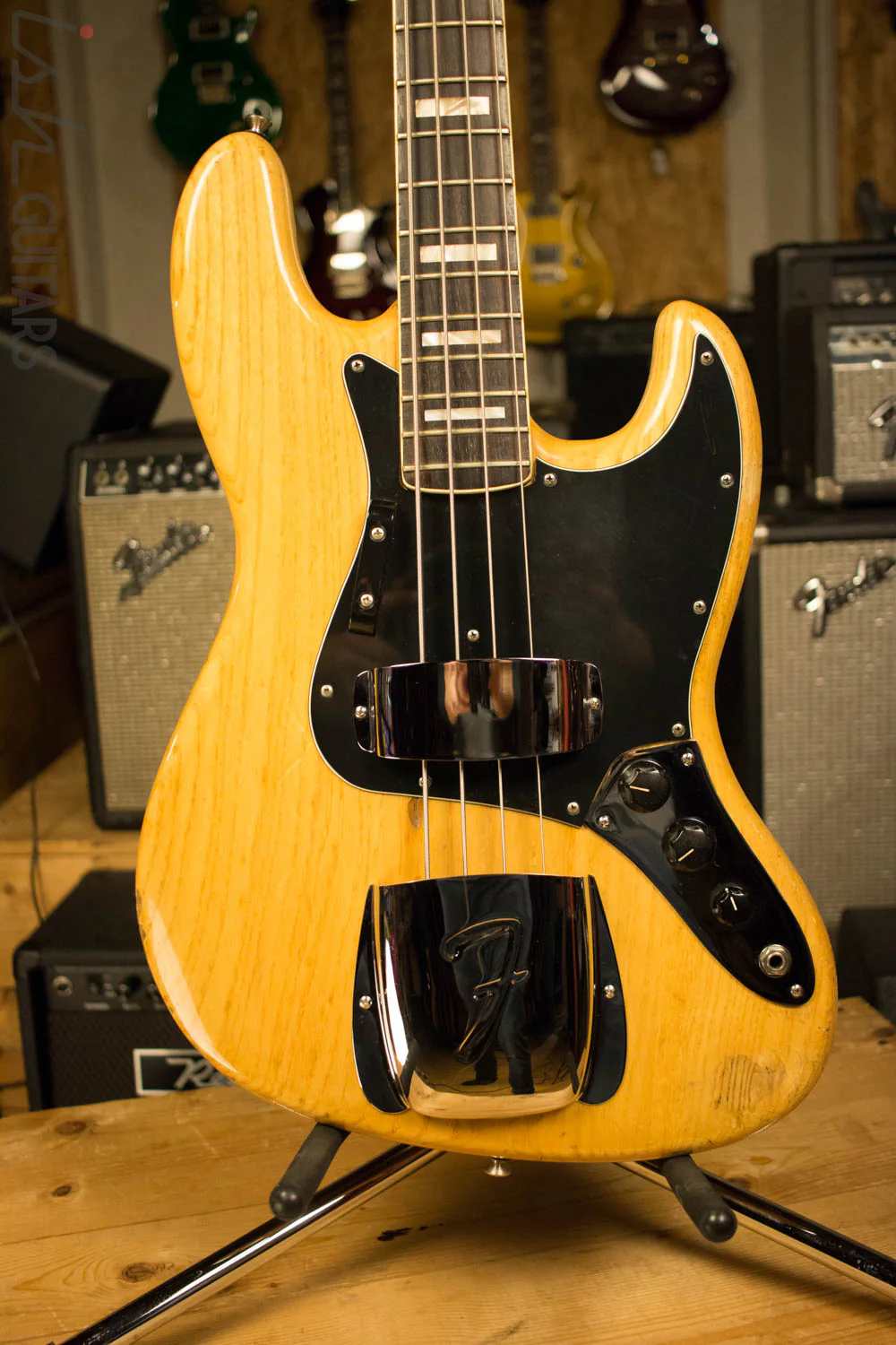 1976 Fender Jazz Bass Ash Natural Original