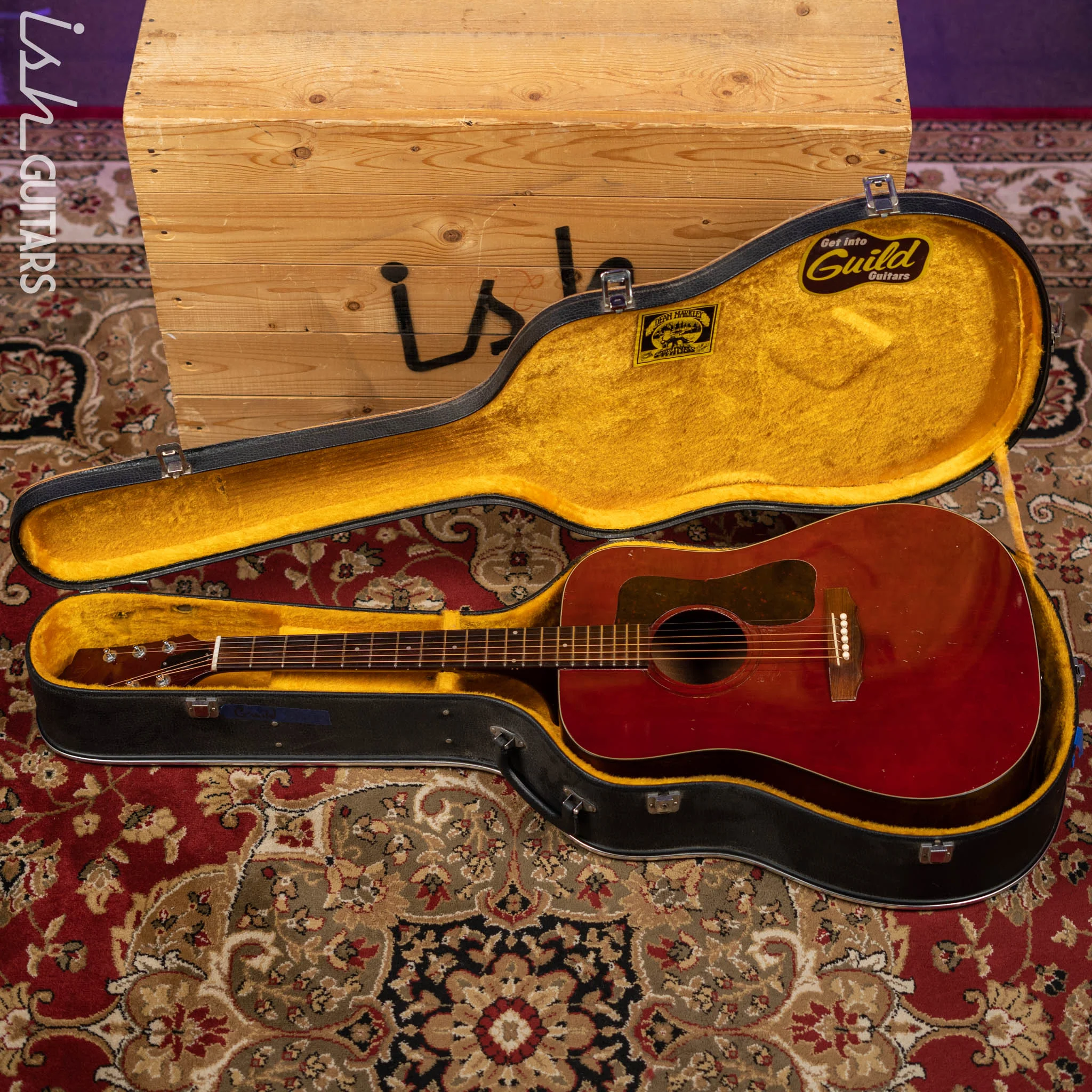 1978 Guild D25C Cherry Red - Image 20