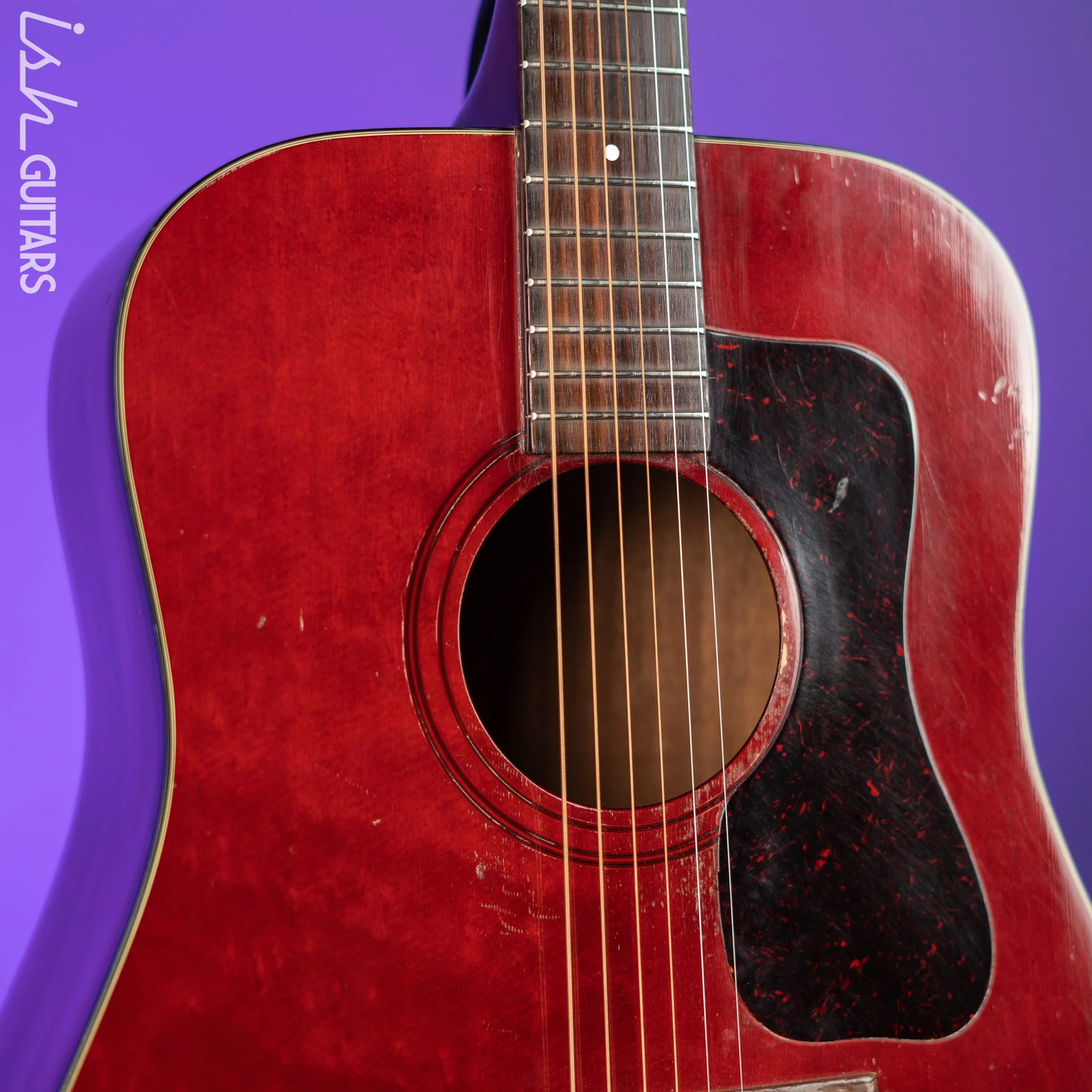 1978 Guild D25C Cherry Red - Image 3