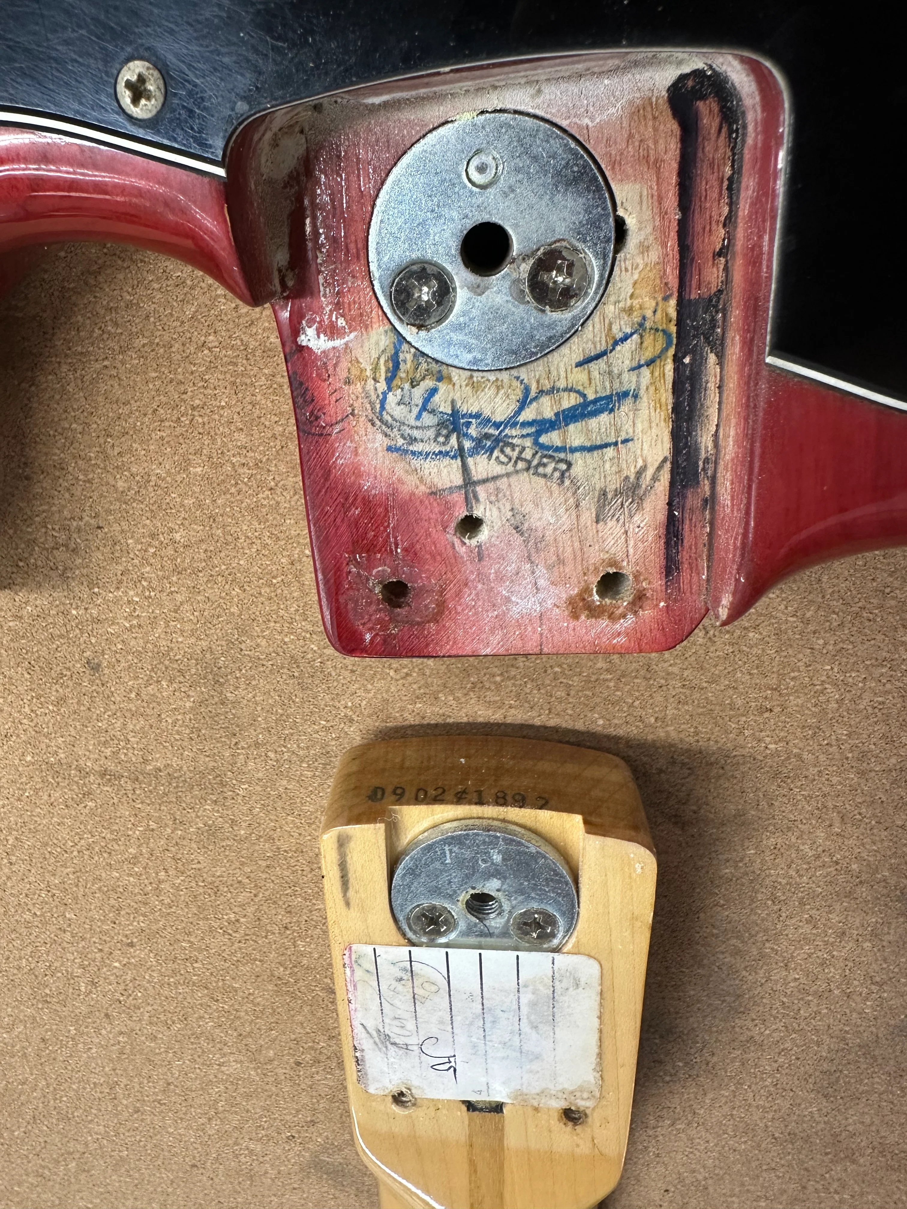 1979 Fender Stratocaster Transparent Red - Image 24