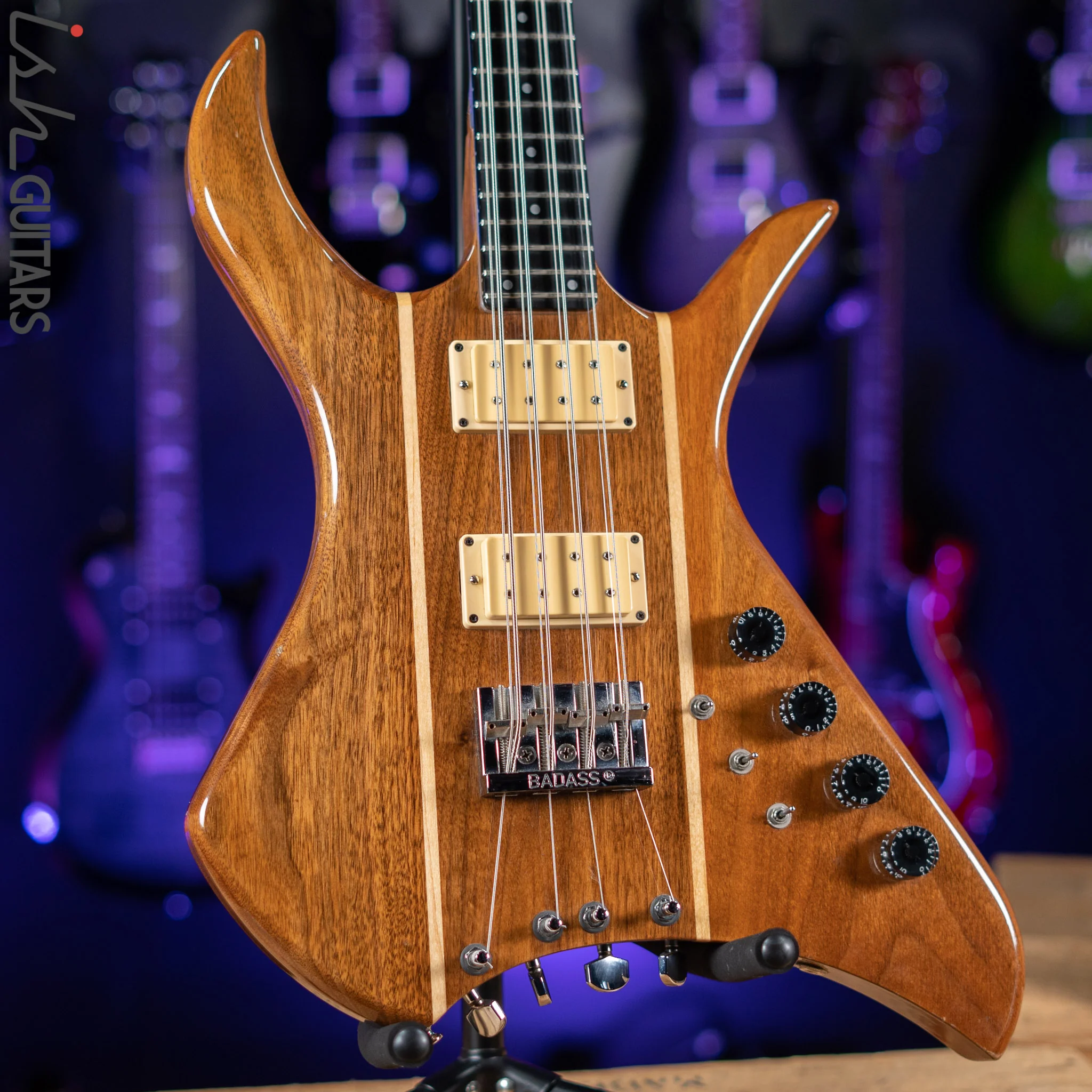 1980 Kramer XL-8 8-String Bass Natural Aluminum Neck