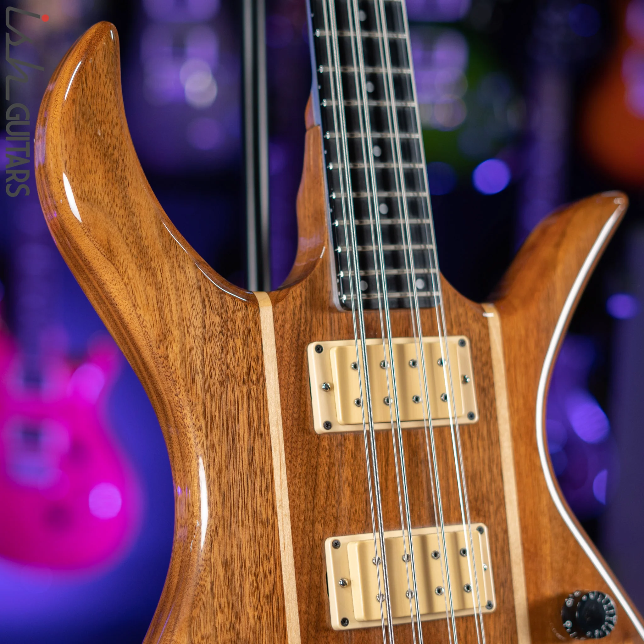 1980 Kramer XL-8 8-String Bass Natural Aluminum Neck - Image 3