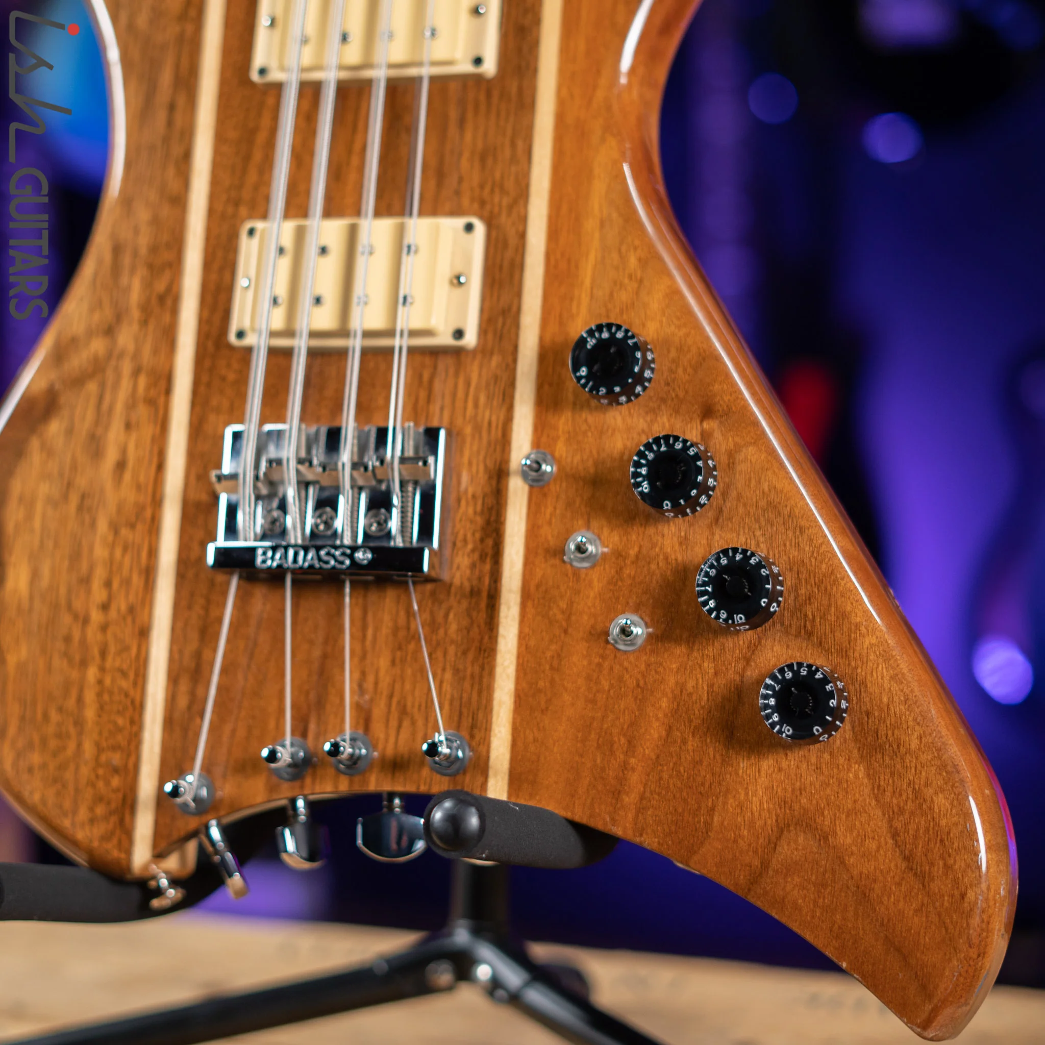 1980 Kramer XL-8 8-String Bass Natural Aluminum Neck - Image 4
