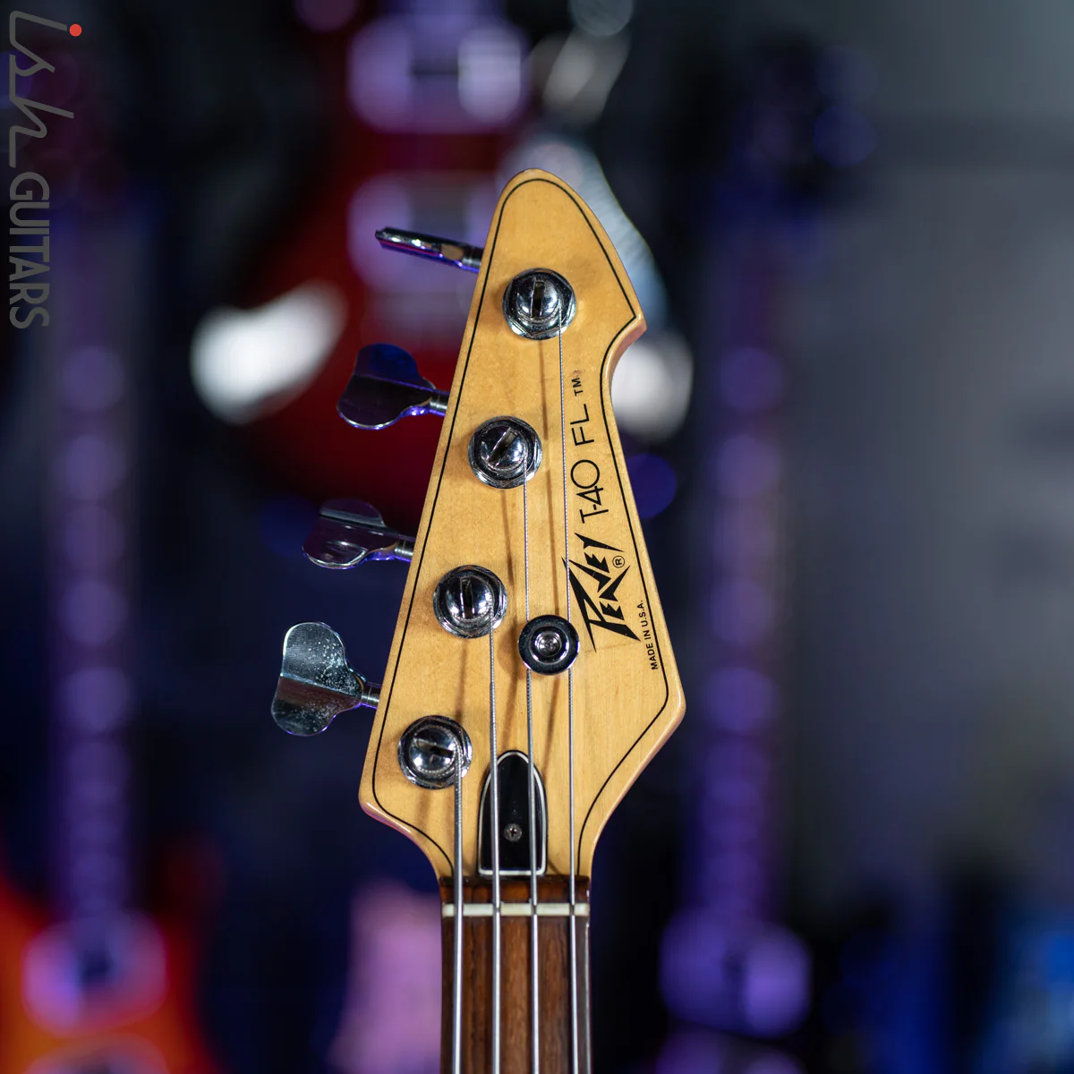1980 Peavey T-40 FL Fretless Natural - Image 7
