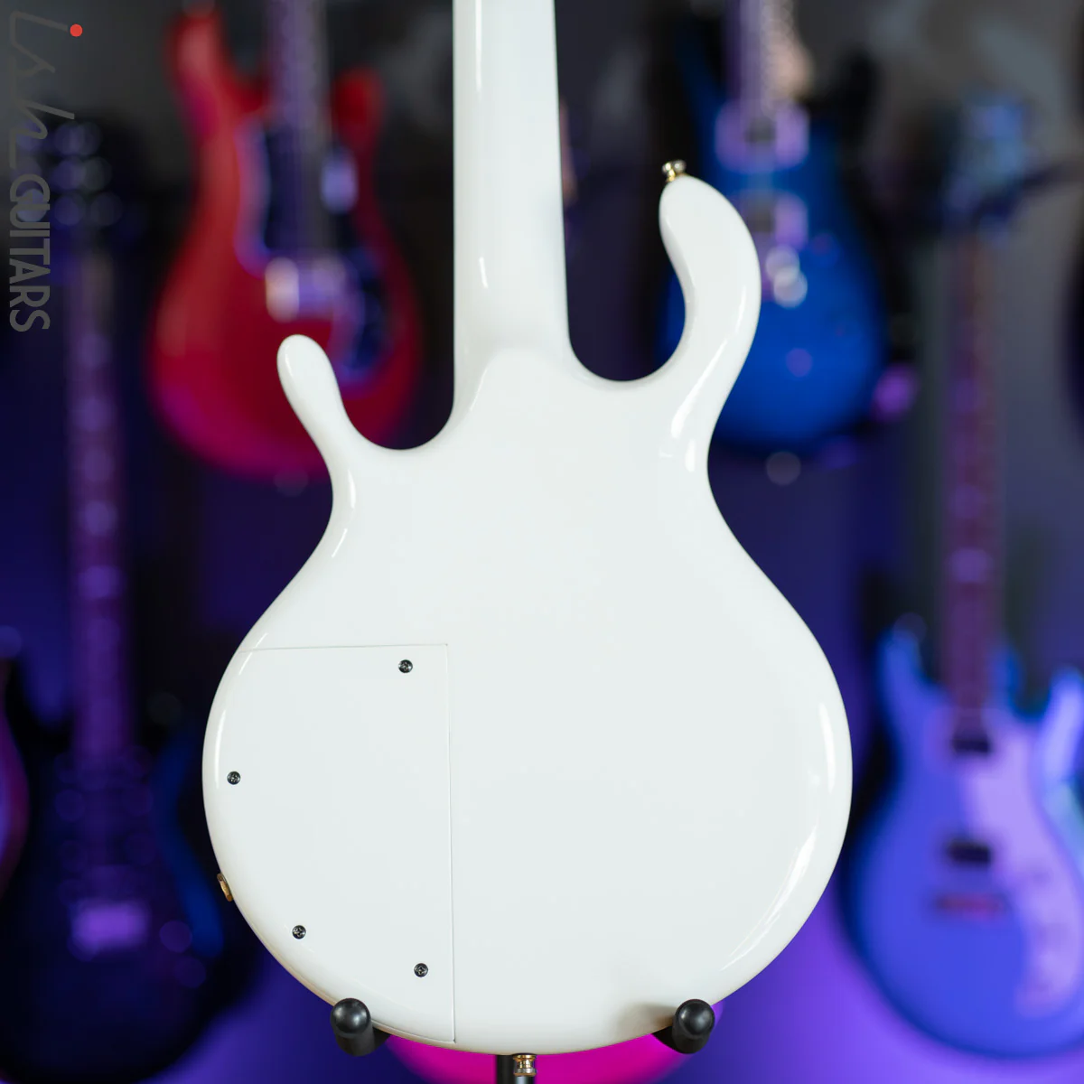 1980s/1990s Pedulla Buzz 4 Fretless Bass White Gloss - Image 10