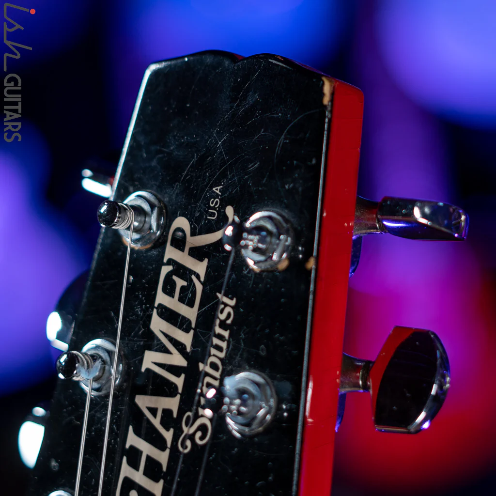 1981 Hamer Sunburst Opaque Red - Image 19