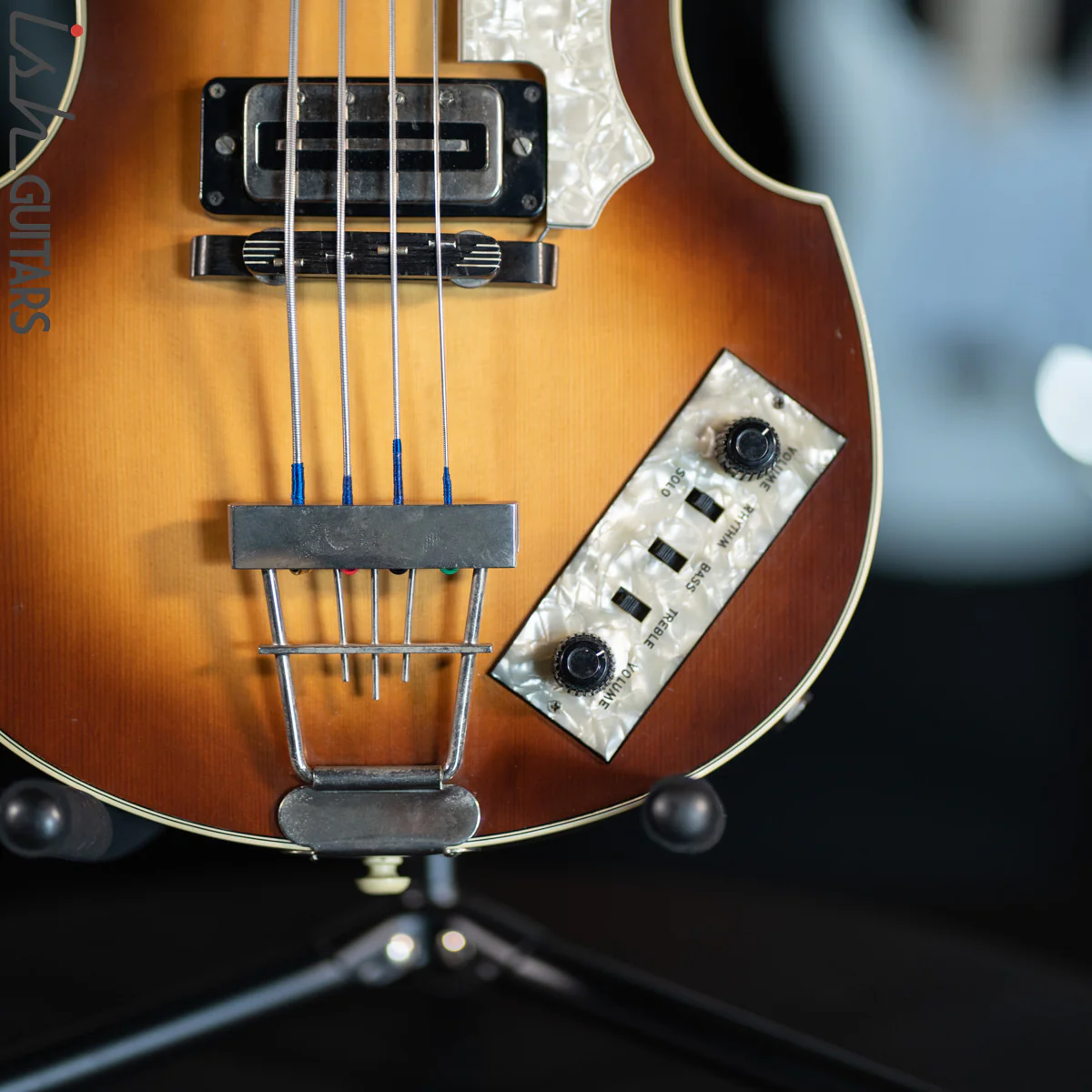 1984 Hofner 500/1 Violin Beatle Bass Sunburst PROJECT - Image 4