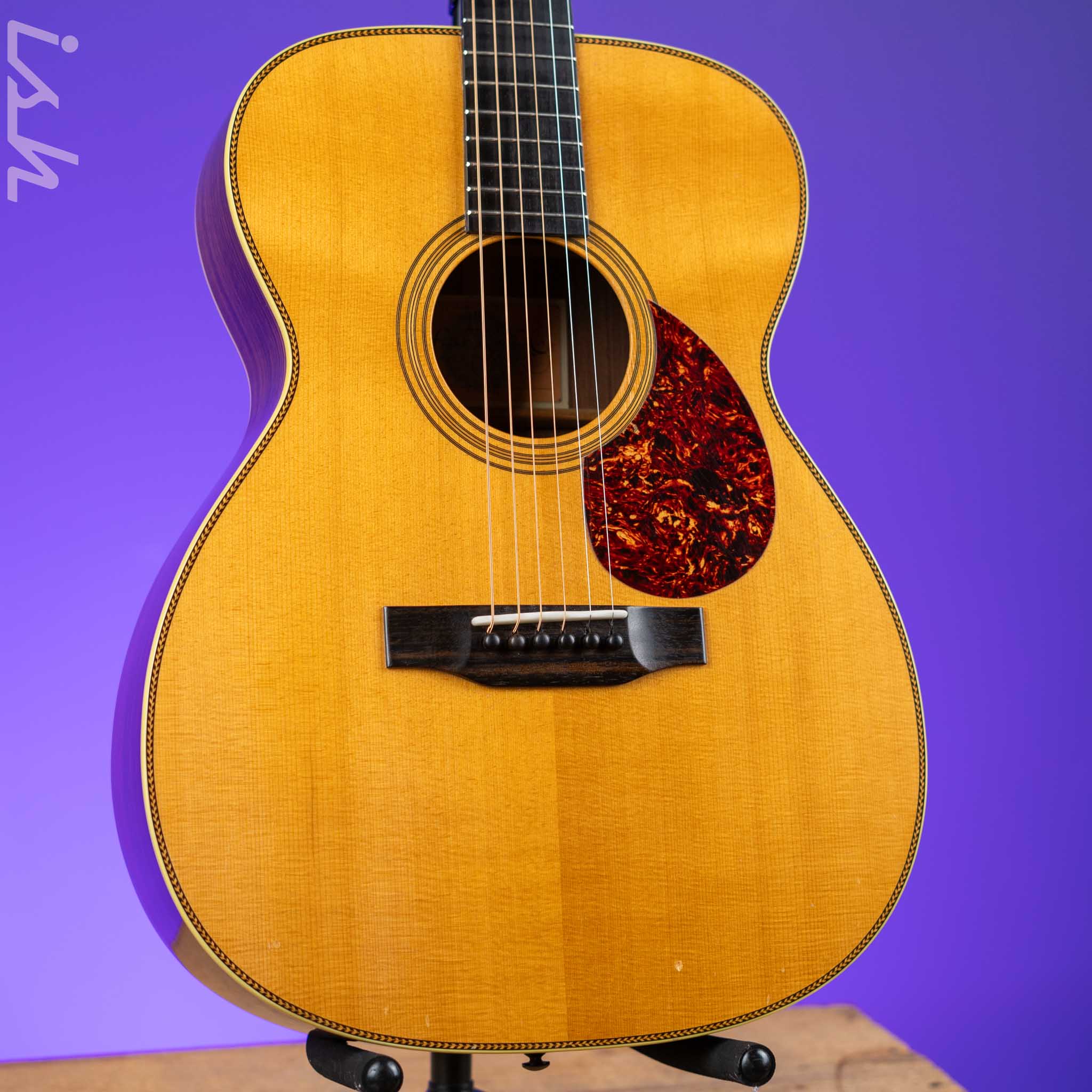 1986 Franklin Guitar Co. OM-28 Acoustic Guitar Natural