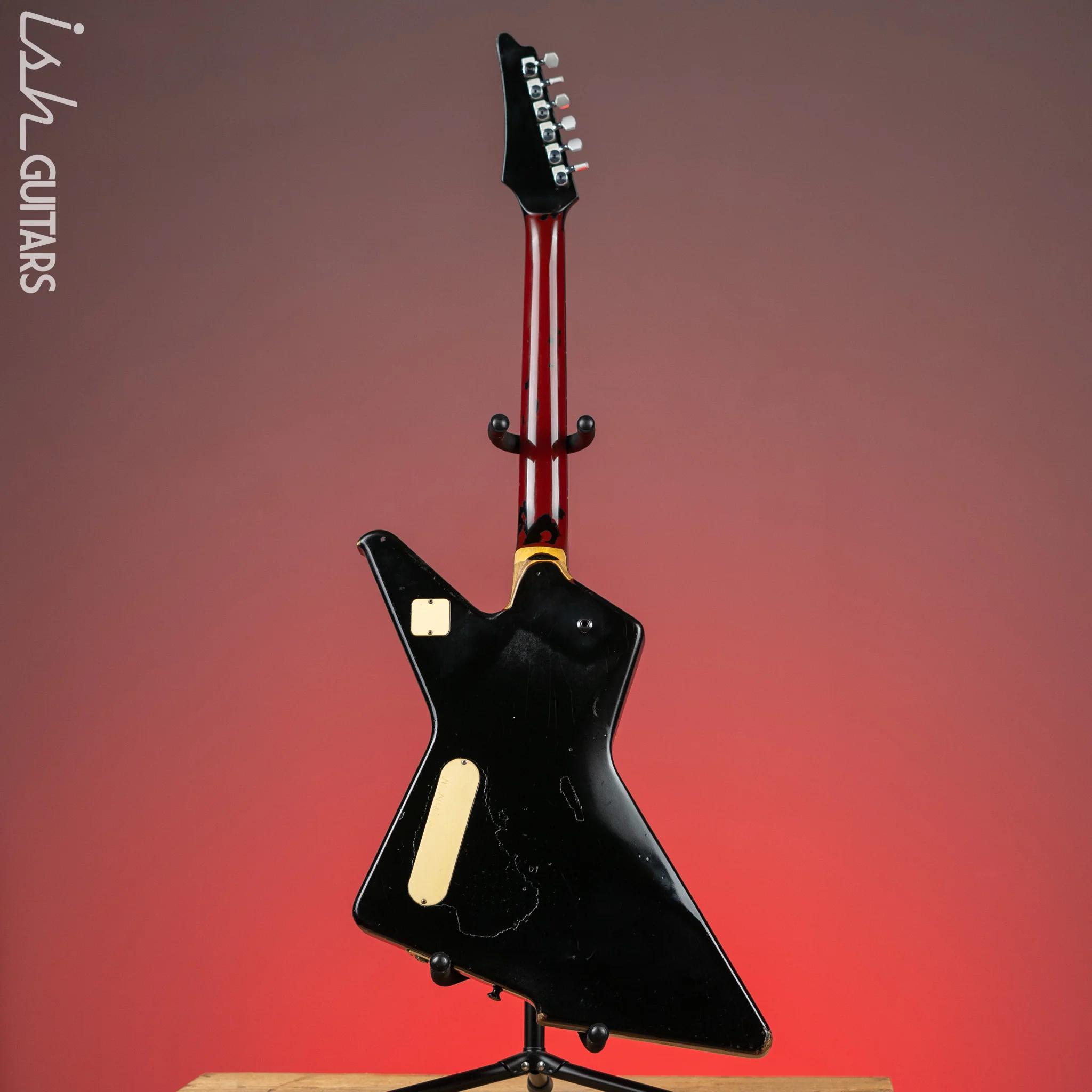 1986 Ibanez DT-500 Black - Signed & Owned/Stage Played by Karl Logan (Manowar) - Image 12