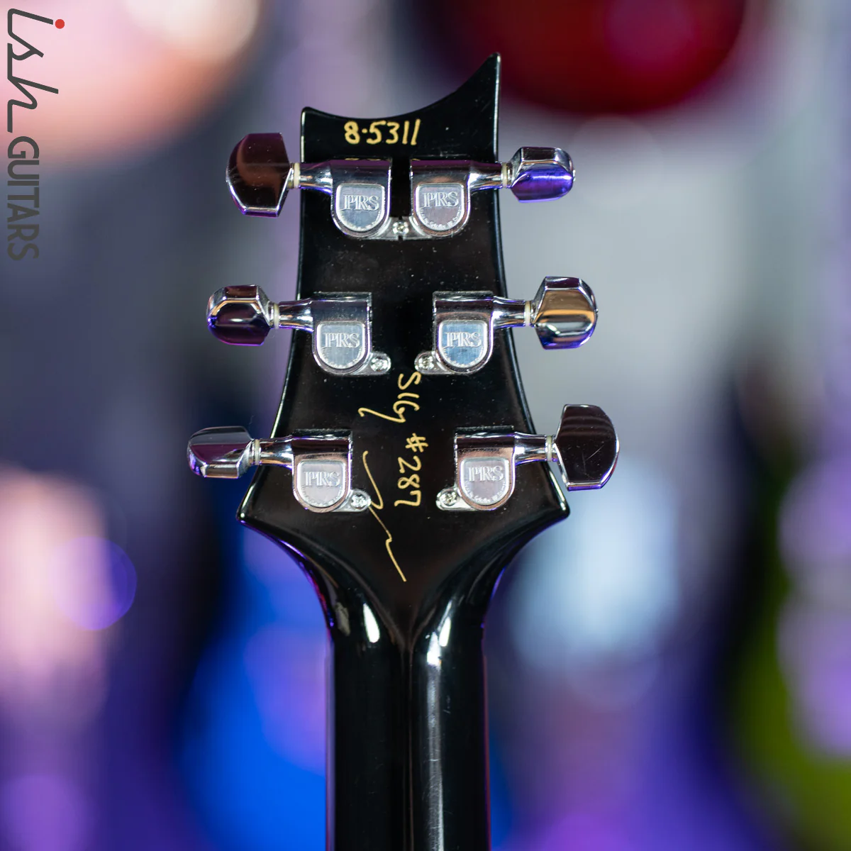 1988 PRS Custom 24 Signature Quilted Maple Whale Blue #287/1000 - Image 12