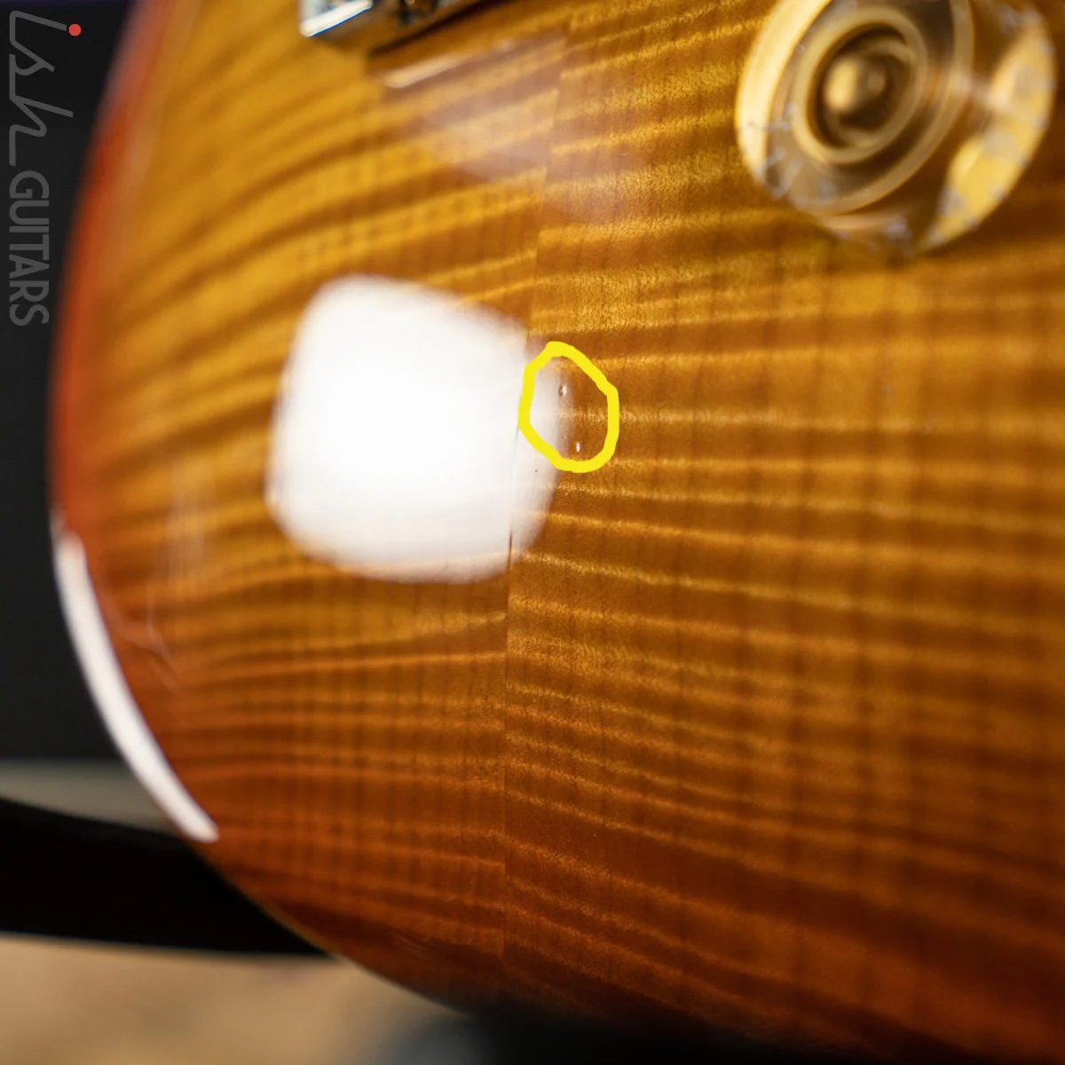 1989 PRS Custom 24 RARE Factory 2 Piece Stoptail 10 Top Sunburst - Image 14
