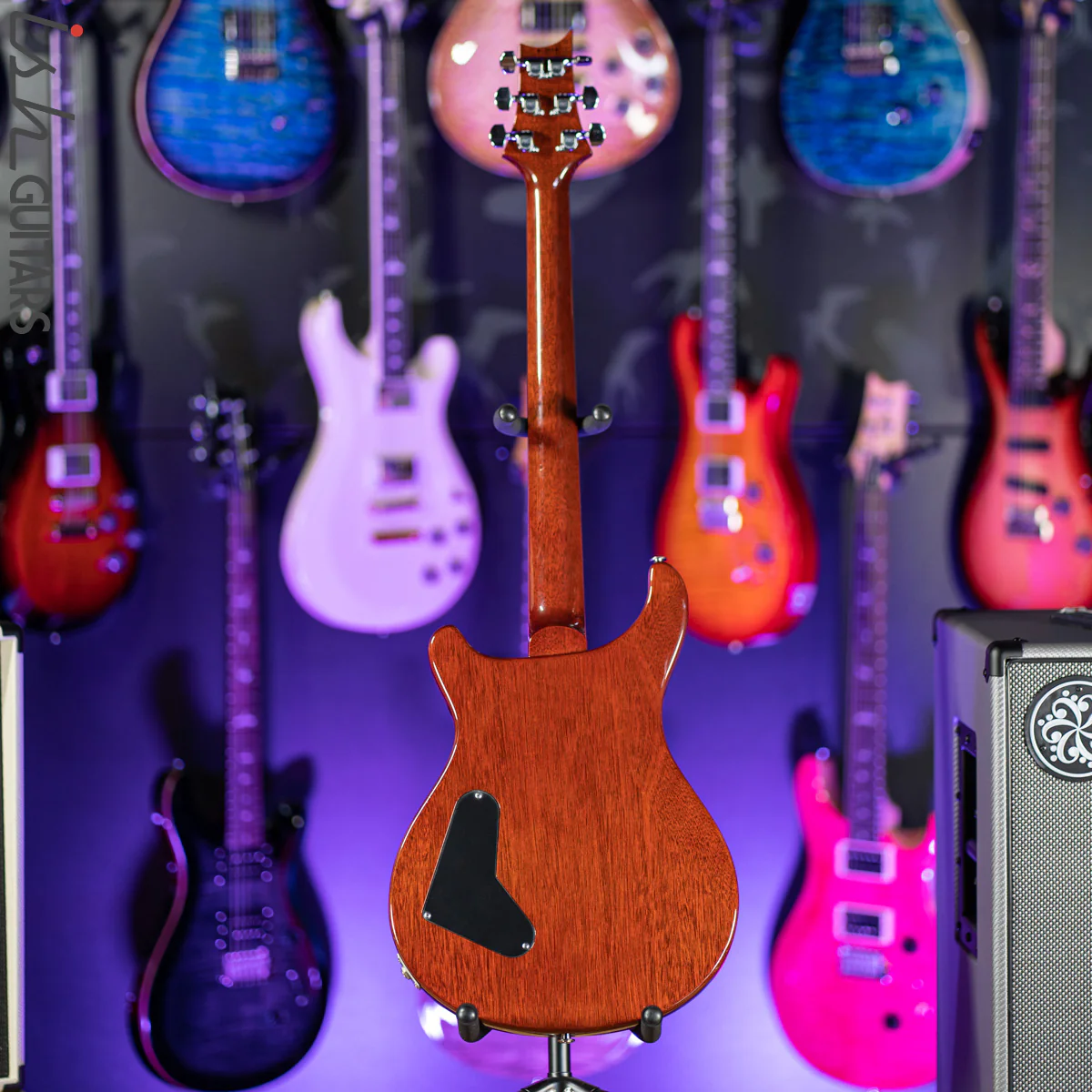 1989 PRS Custom 24 RARE Factory 2 Piece Stoptail 10 Top Sunburst - Image 15