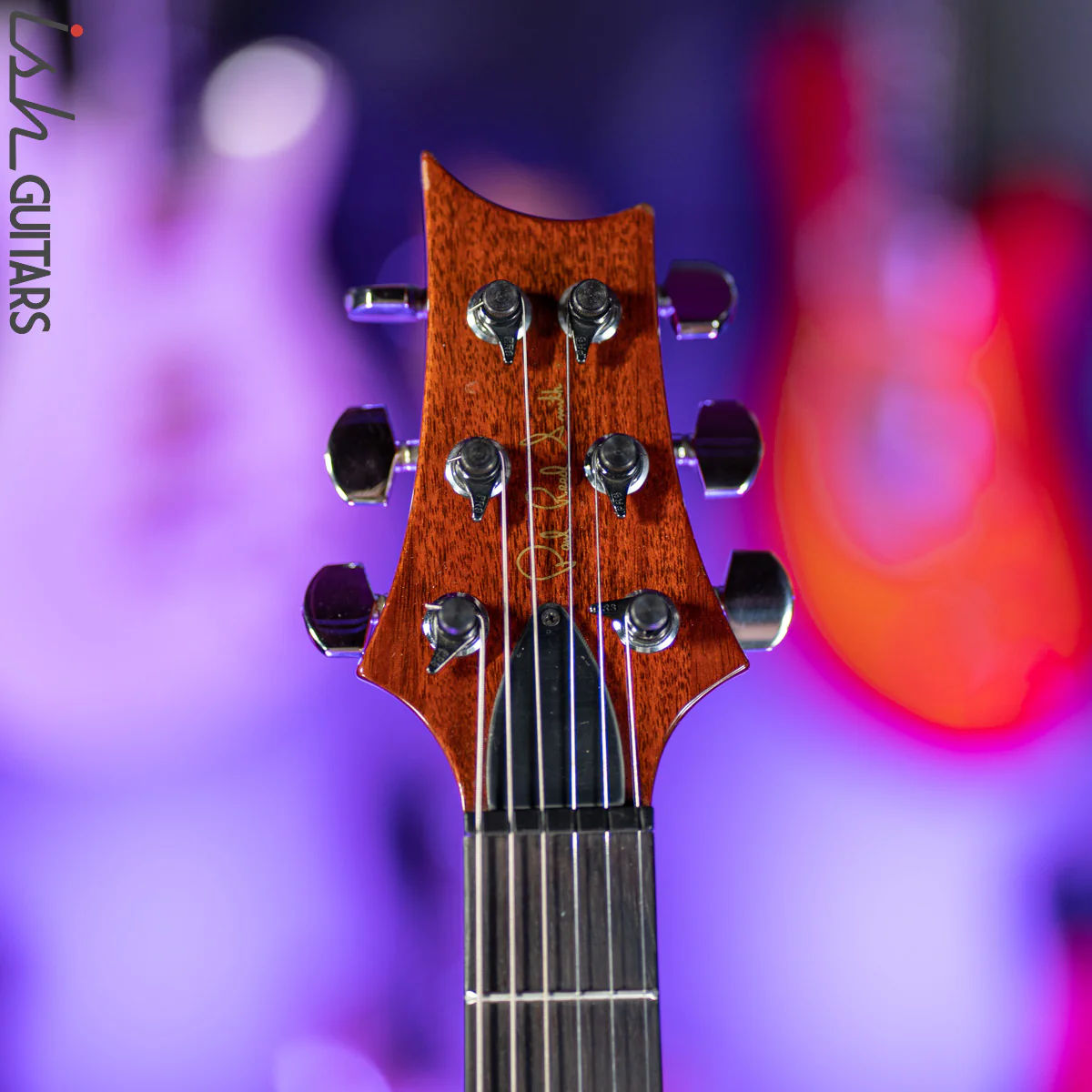 1989 PRS Custom 24 RARE Factory 2 Piece Stoptail 10 Top Sunburst - Image 7