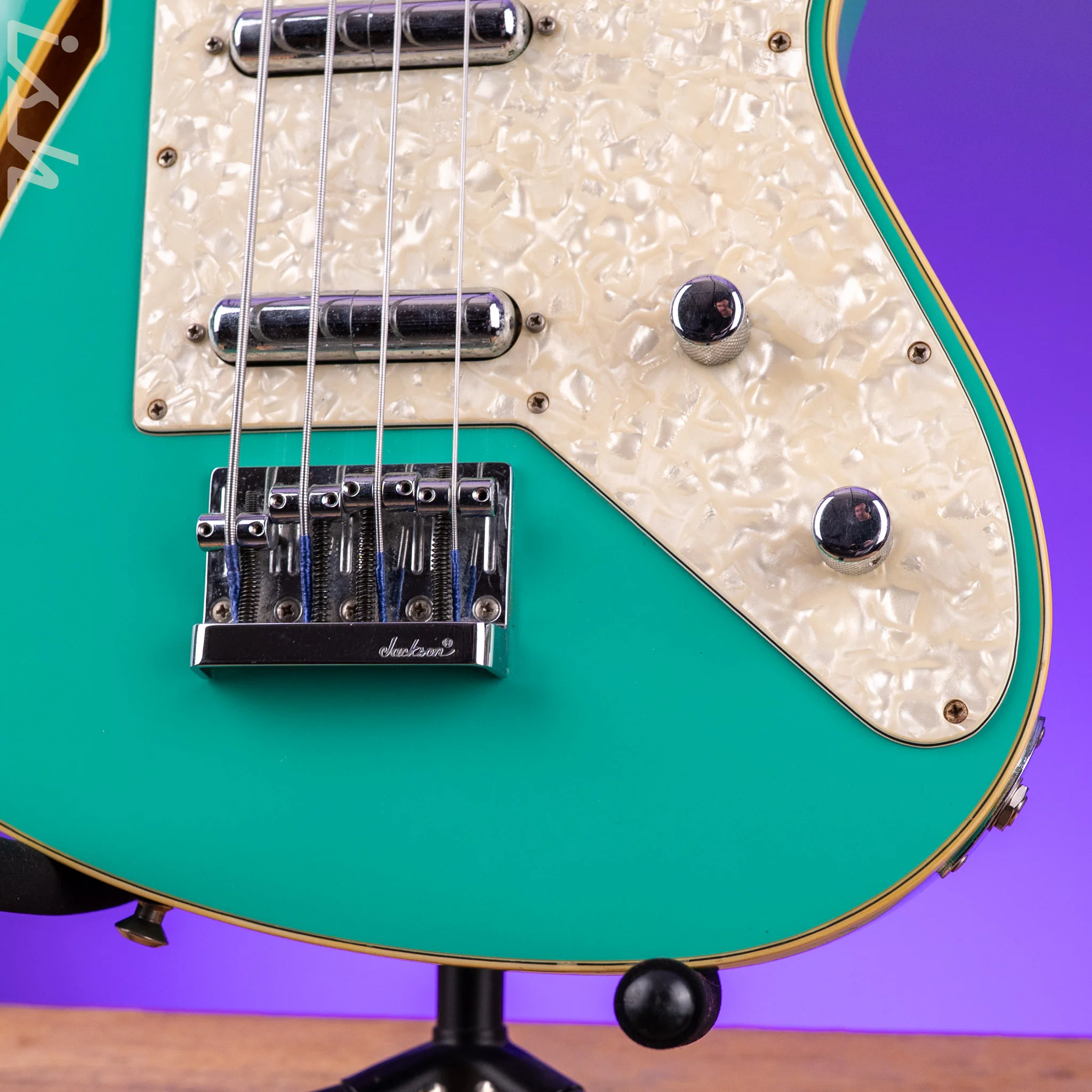 1990 Charvel Surfcaster 4 Turquoise - Image 5