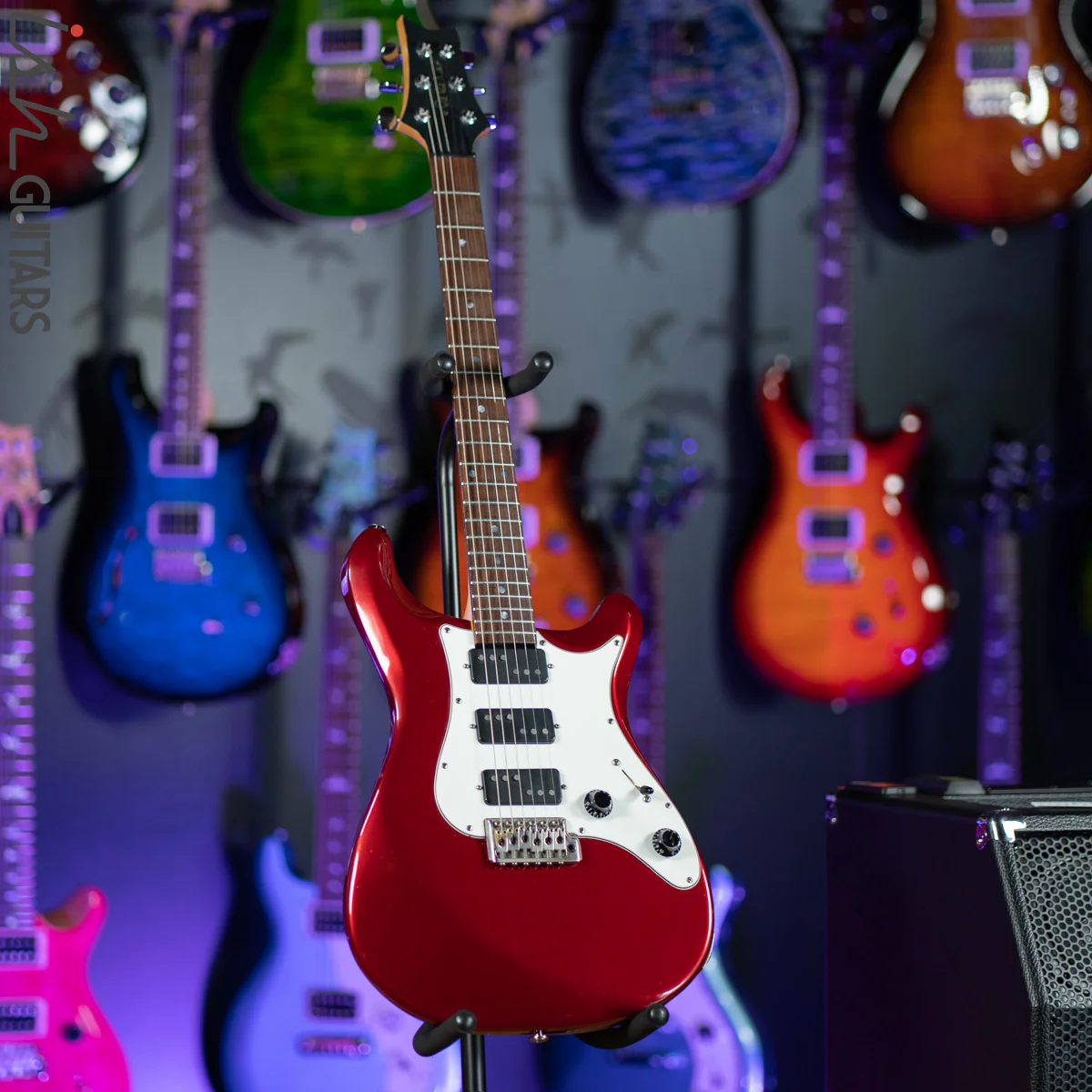 1990 PRS EG3 Candy Apple Red Lindy Fralin "Domino" Pickups - Image 2