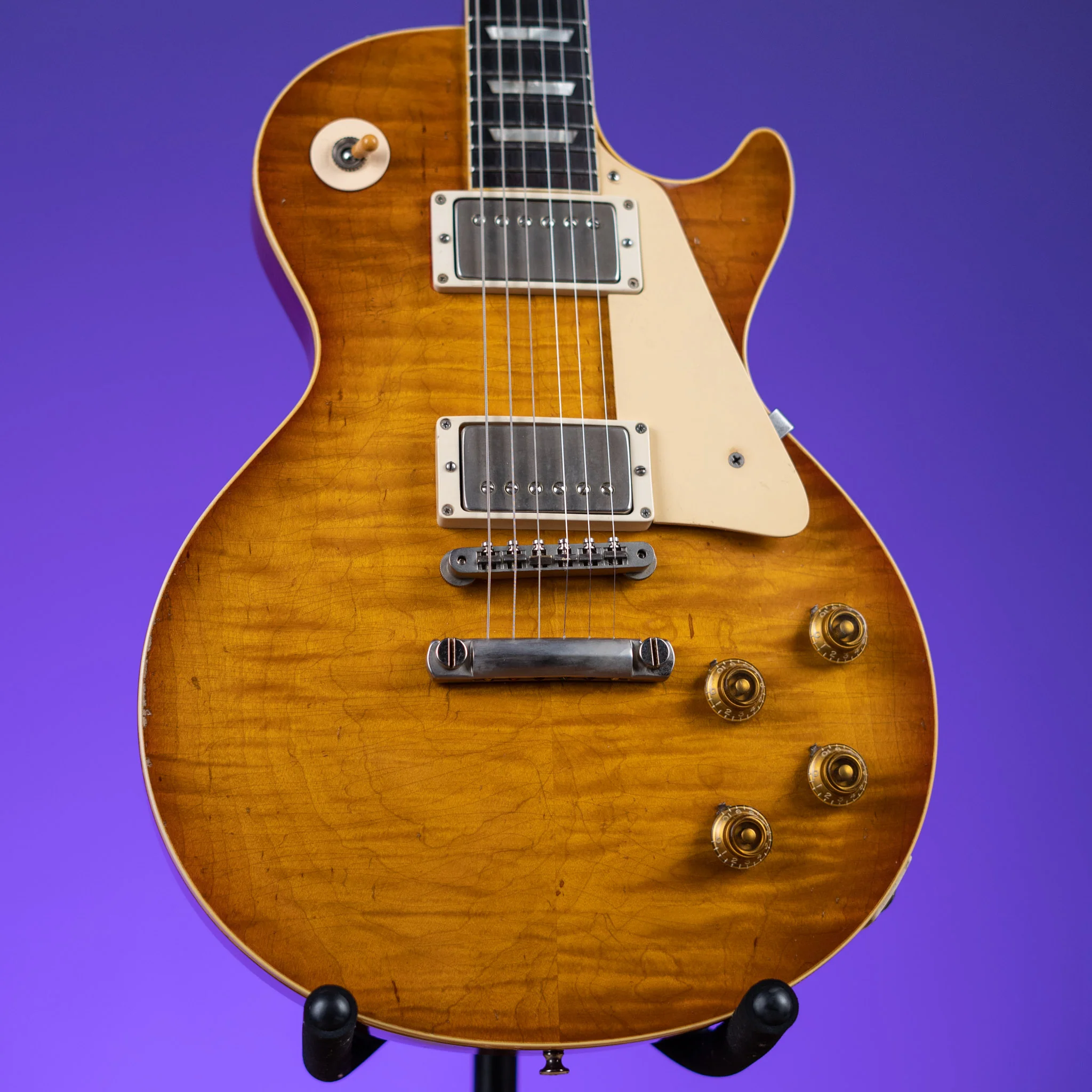 1990's Max Burst Gibson Les Paul Copy Dark Lemon Burst