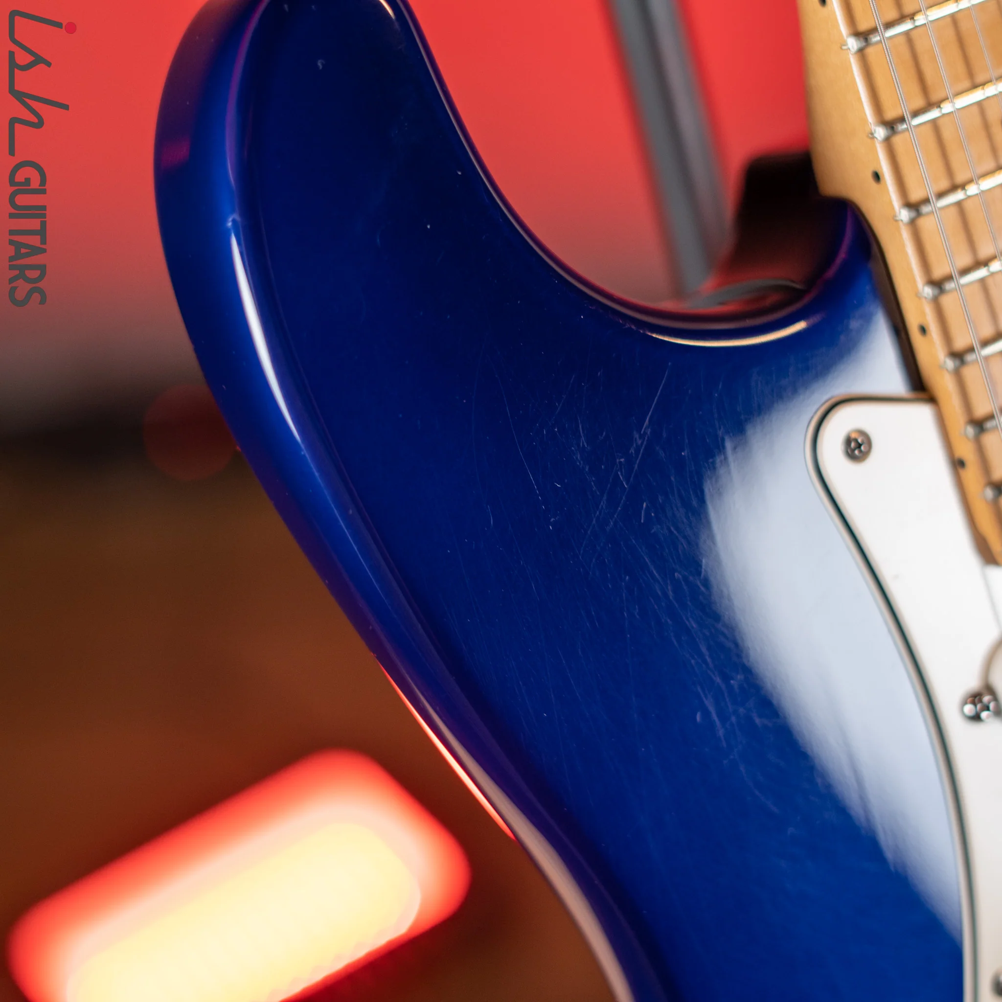 1991 Fender American Standard Stratocaster Blue - Image 7