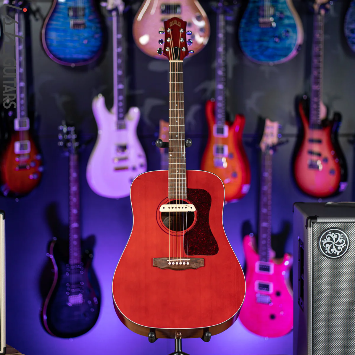 1995 USA Guild HR Wine Red RARE - Image 2