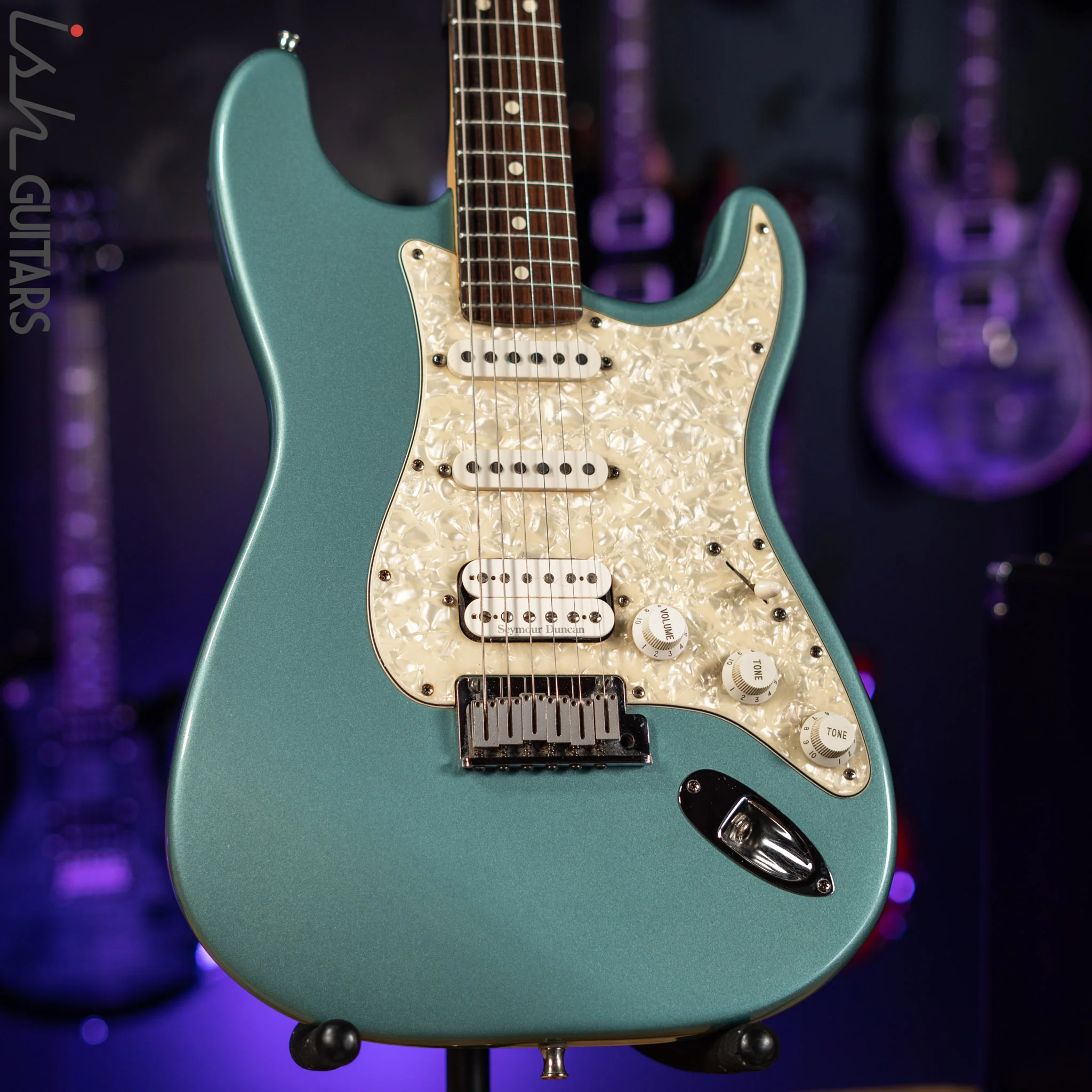 1996 Fender Lone Star Stratocaster Strat Teal Green Metallic