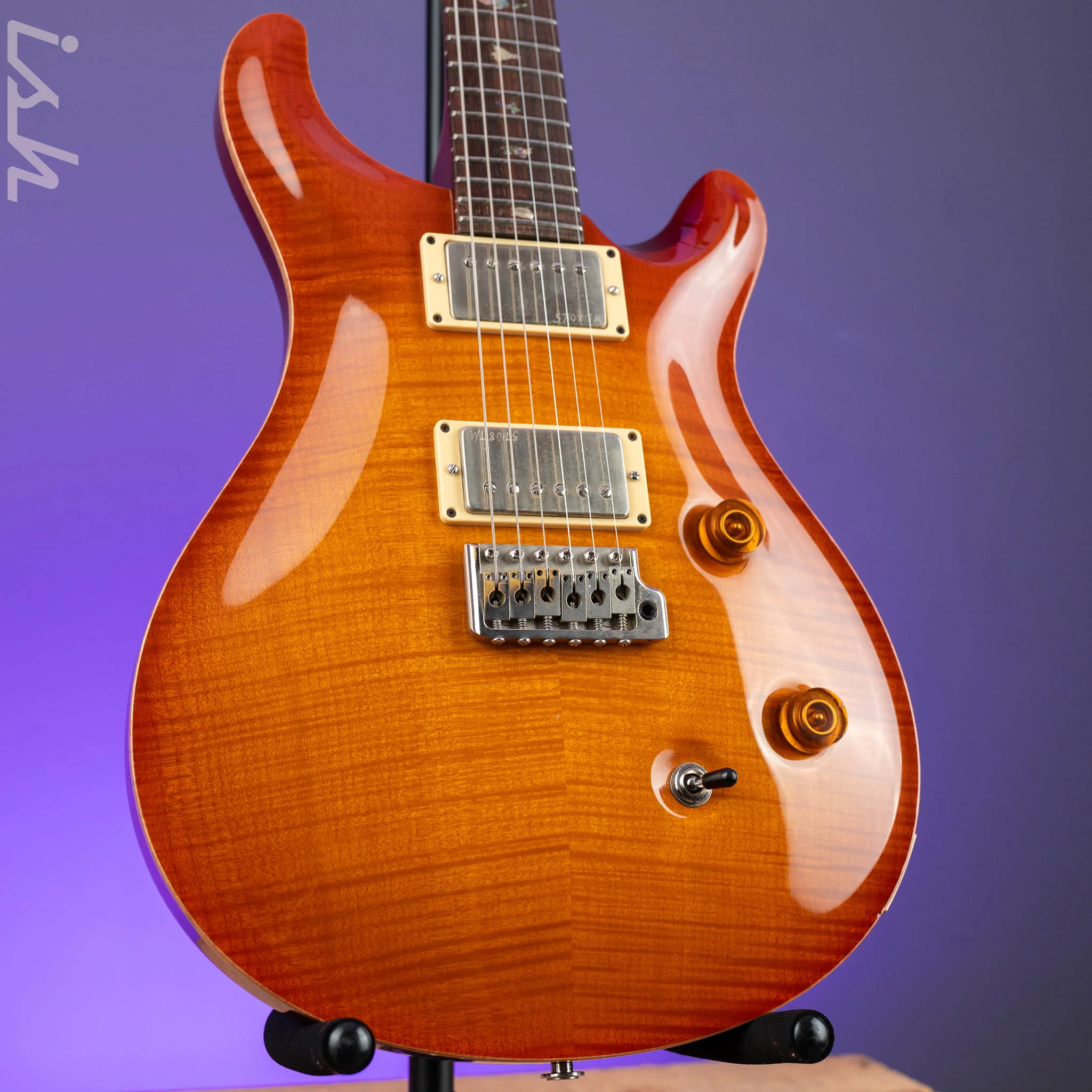 1997 PRS Paul Reed Smith Custom 24 Vintage Sunburst 10 Top