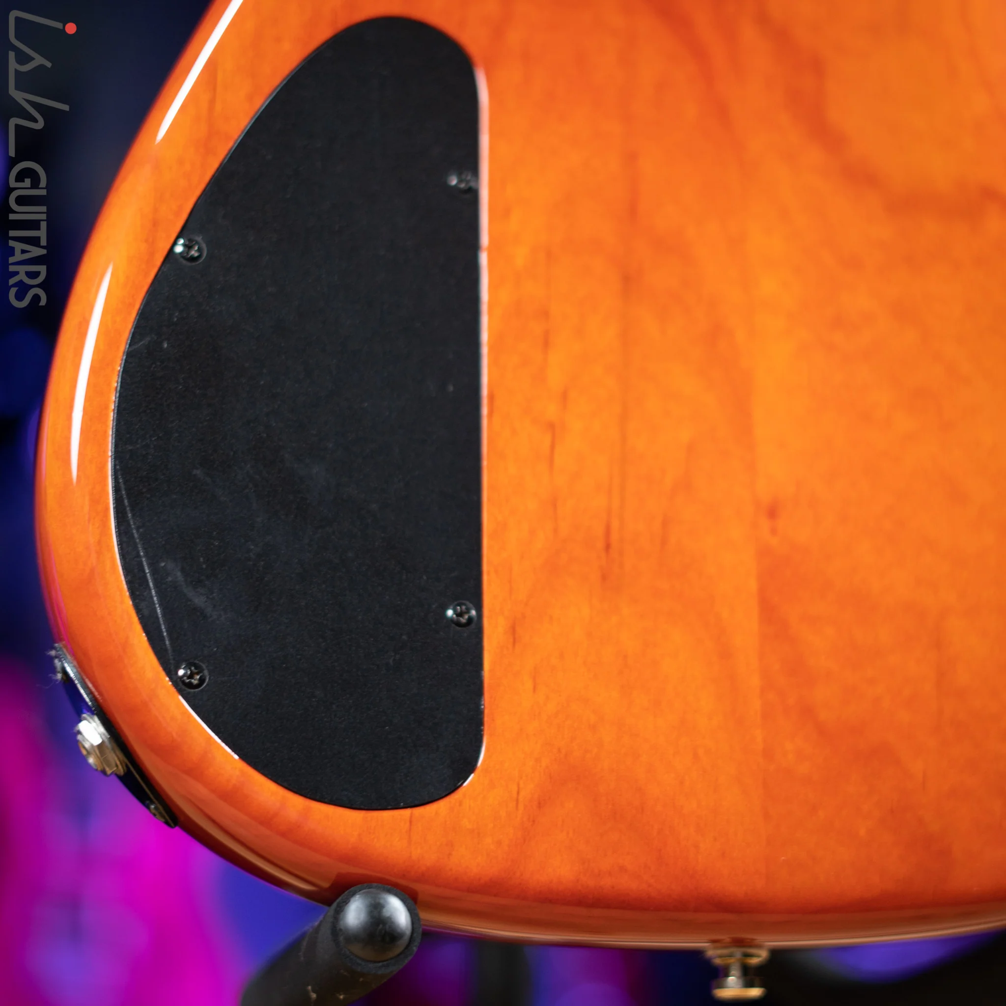 1998 Modulus Q5 Quantum 5-String Bass Orange Quilt - Image 15