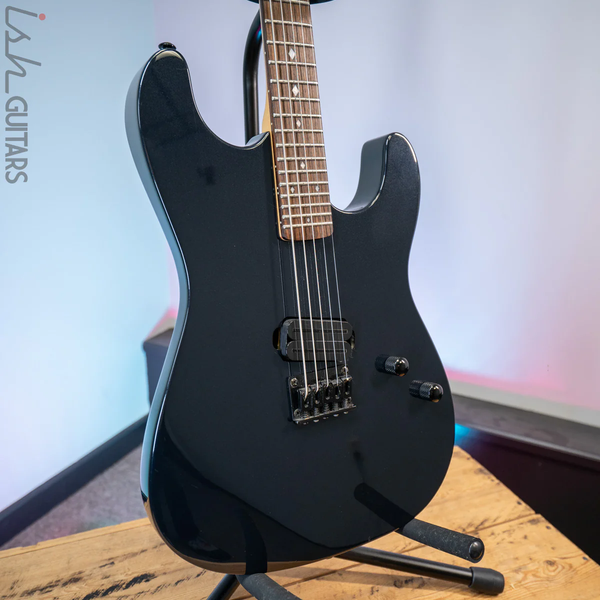 1998 Schecter Diamond Series CB-2000 Celloblaster 5 String Metallic Navy Blue - Image 5