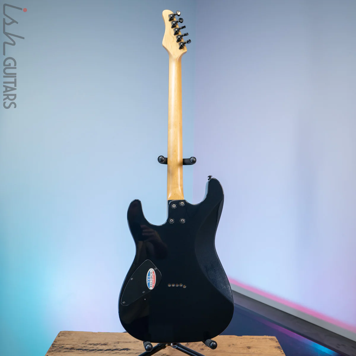 1998 Schecter Diamond Series CB-2000 Celloblaster 5 String Metallic Navy Blue - Image 8