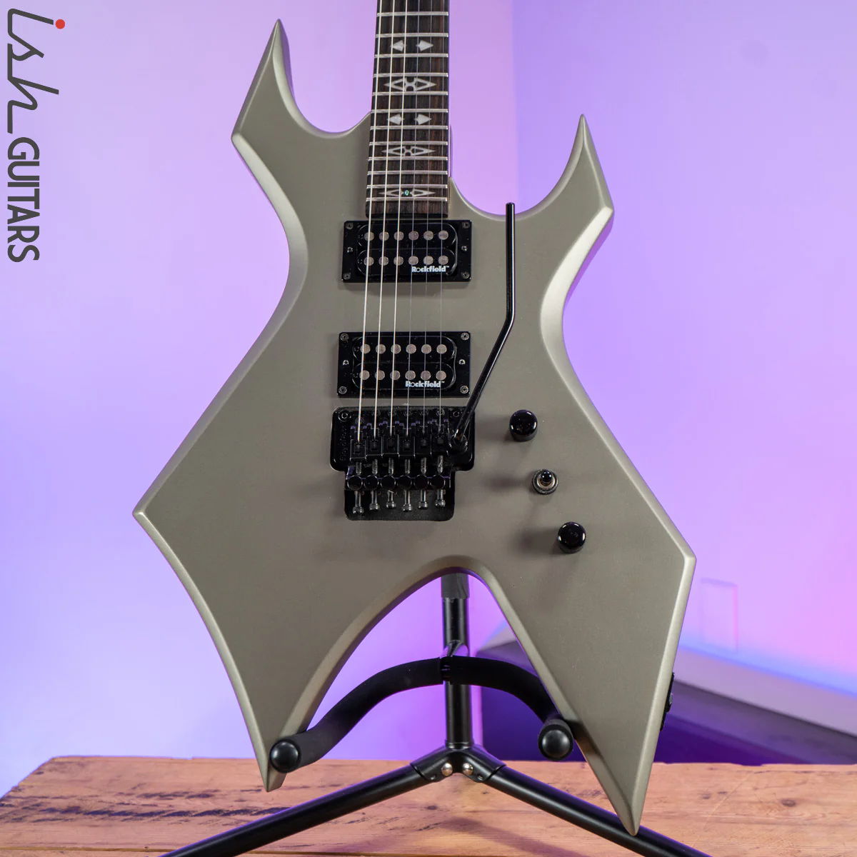 2000 B.C. Rich Dark Arts Warlock Silver/Grey