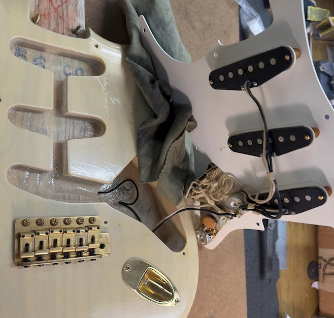 2000 Fender Custom Shop Closet Classic '56 Stratocaster White Blonde - Image 21