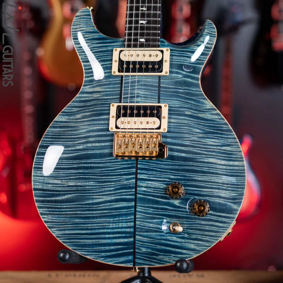 2005 PRS Santana II Private Stock Faded Aquamarine